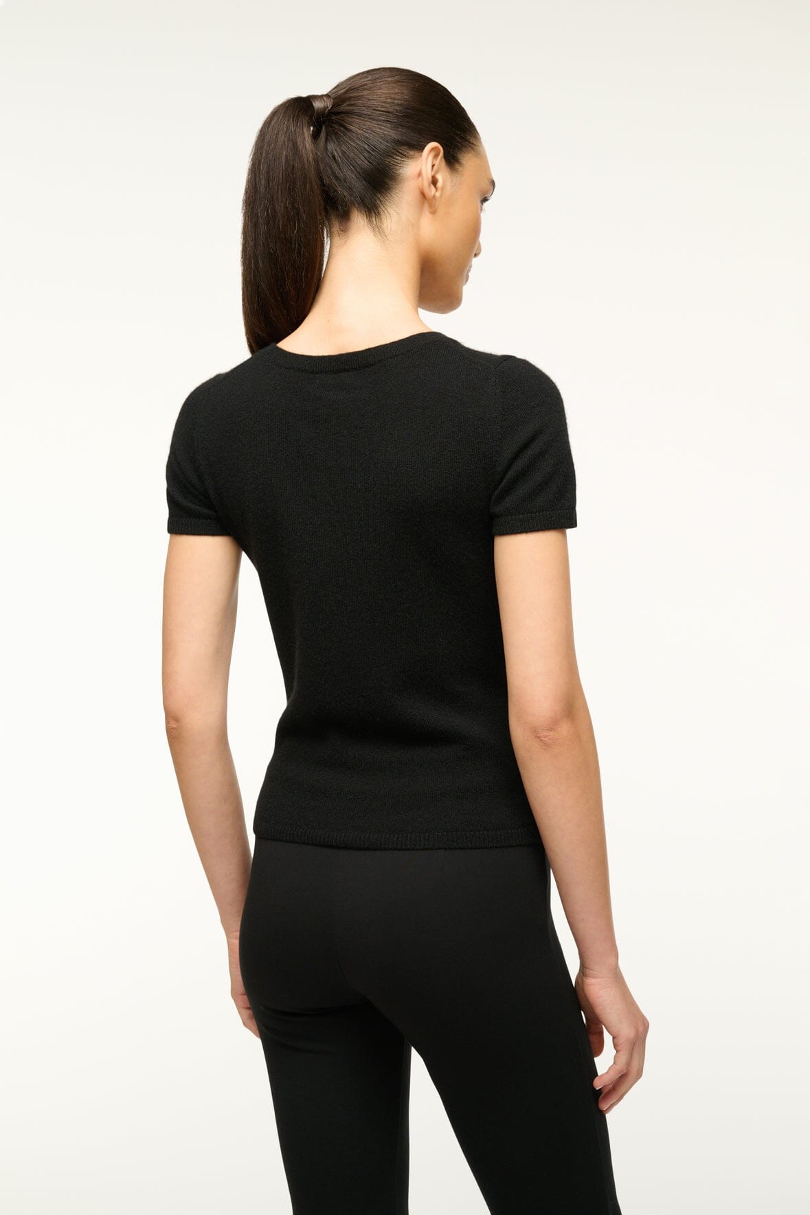 EASY CASHMERE TEE | BLACK