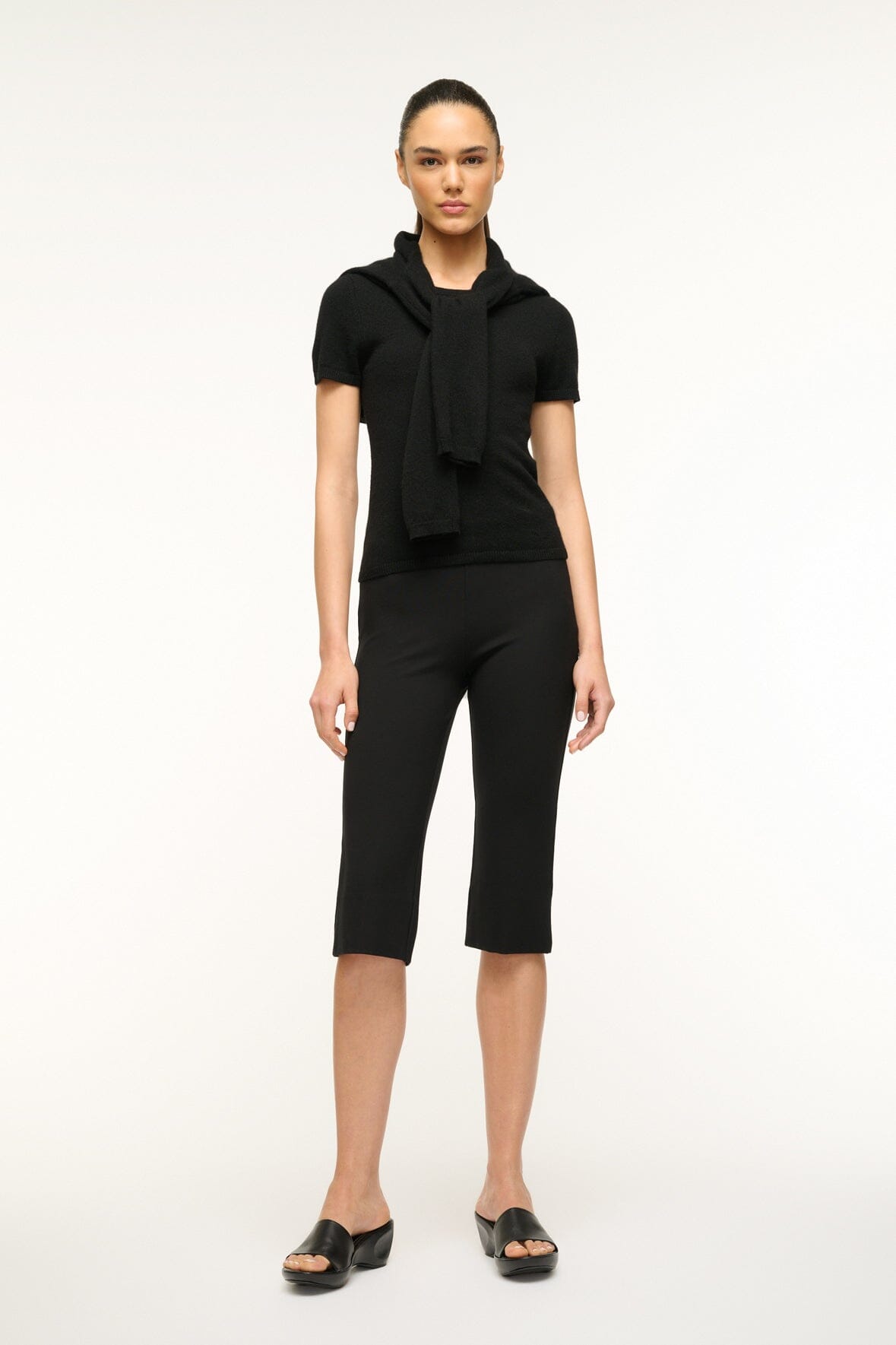 EASY CASHMERE TEE | BLACK