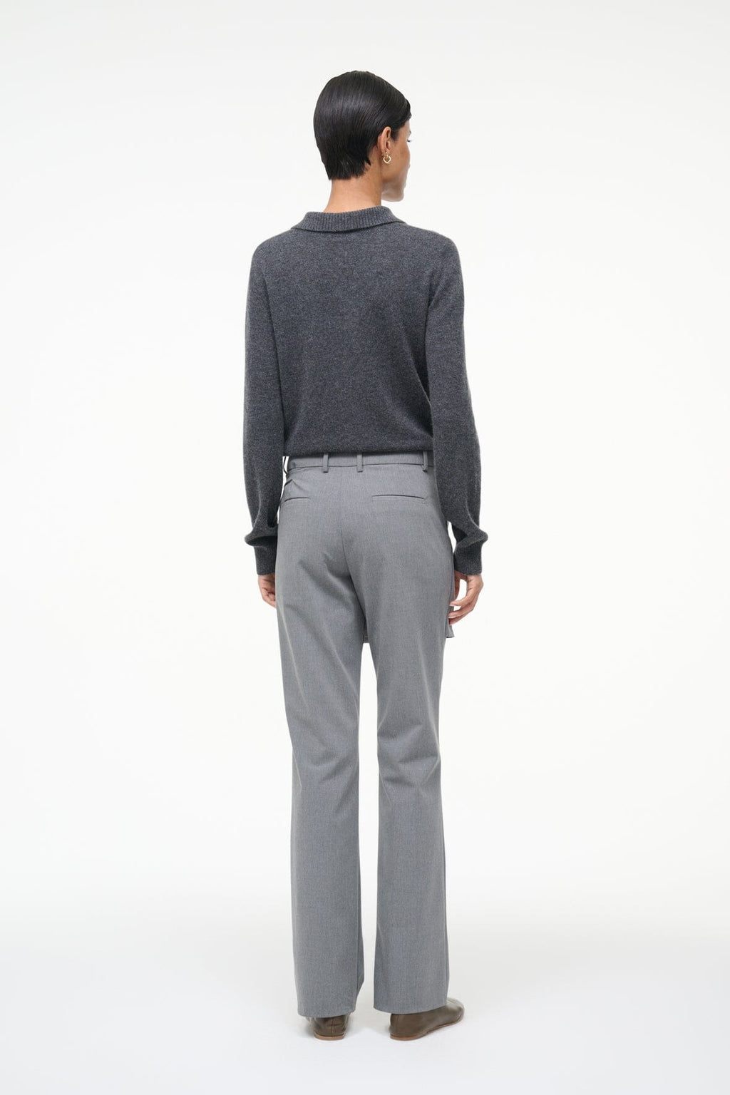 GEMMA CASHMERE SWEATER | CHARCOAL