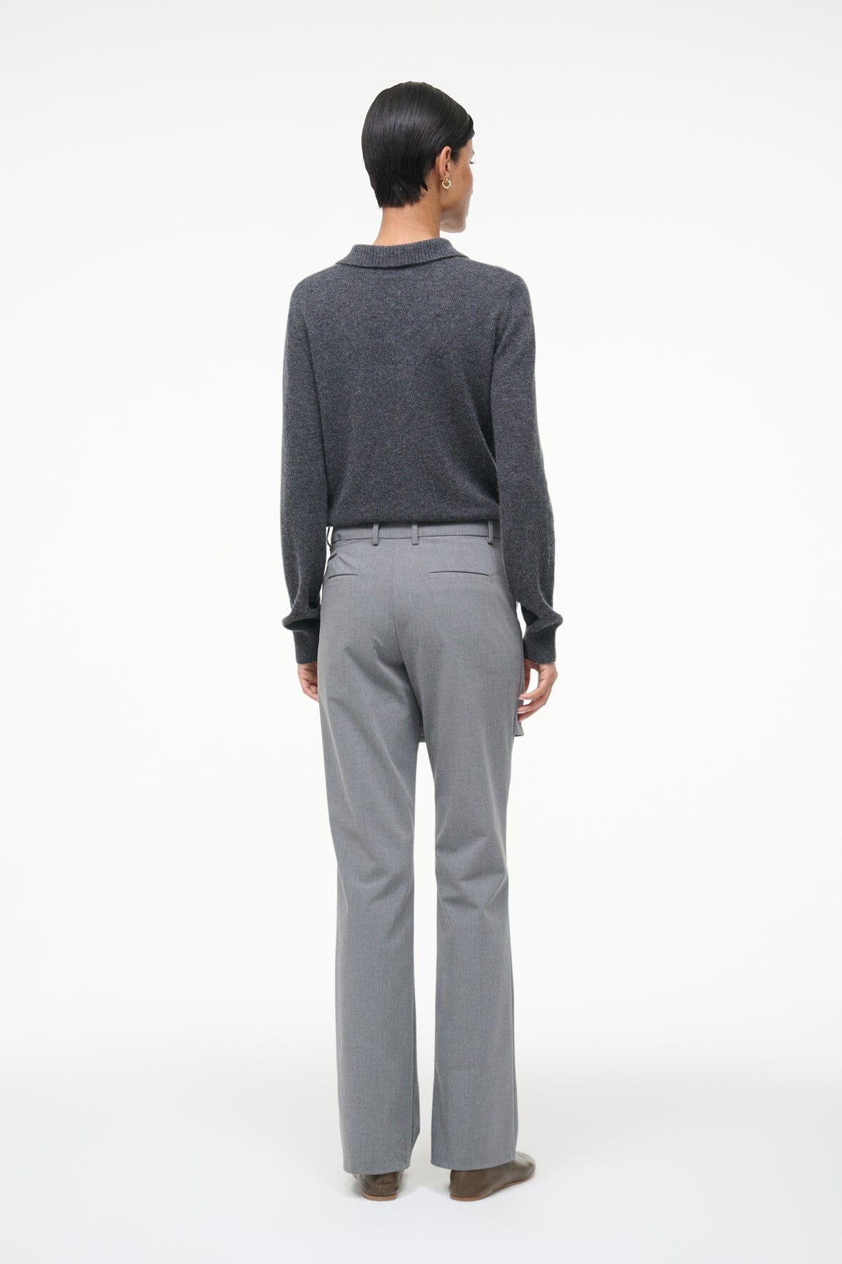GEMMA CASHMERE SWEATER | CHARCOAL