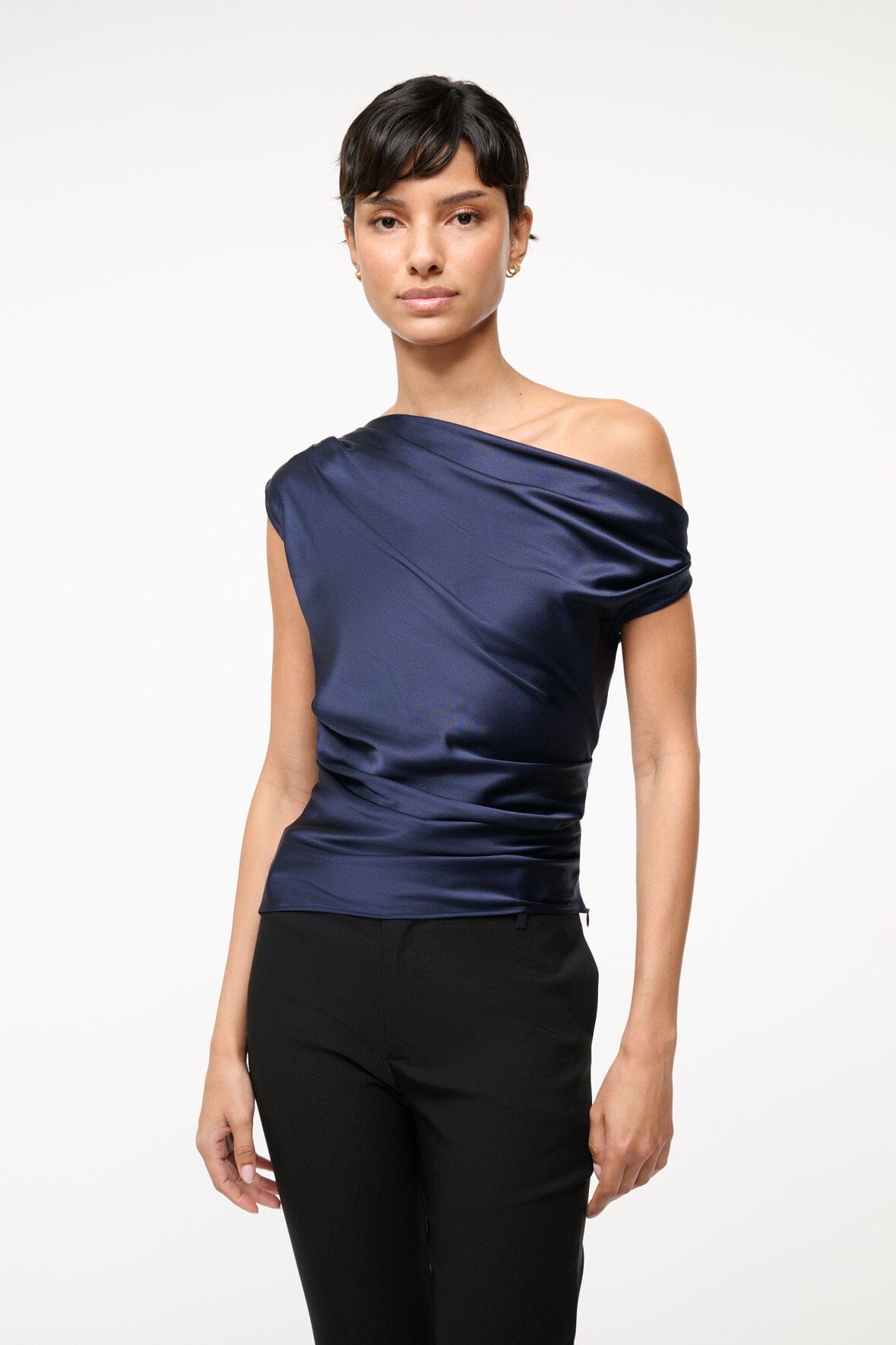 PHARE SILK TOP | NAVY