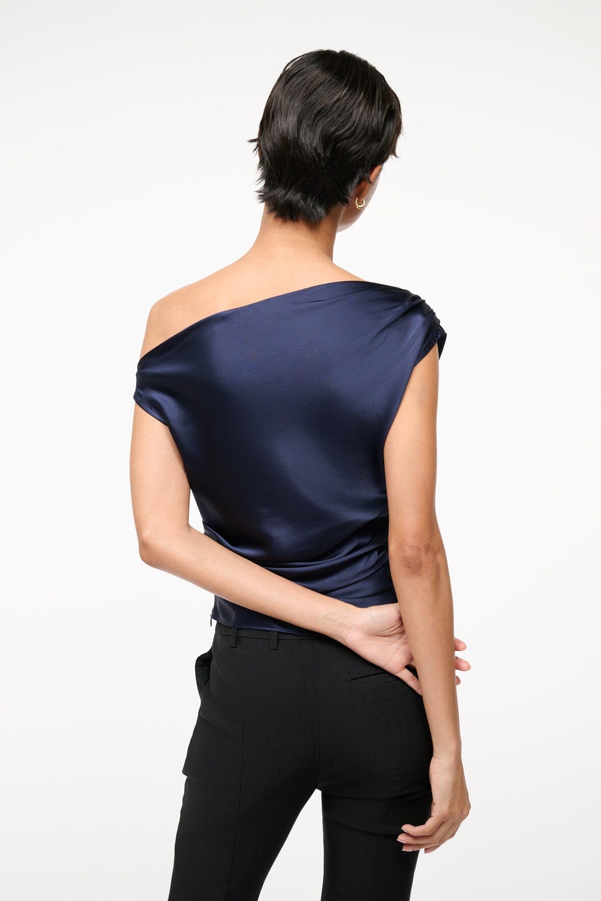PHARE SILK TOP | NAVY