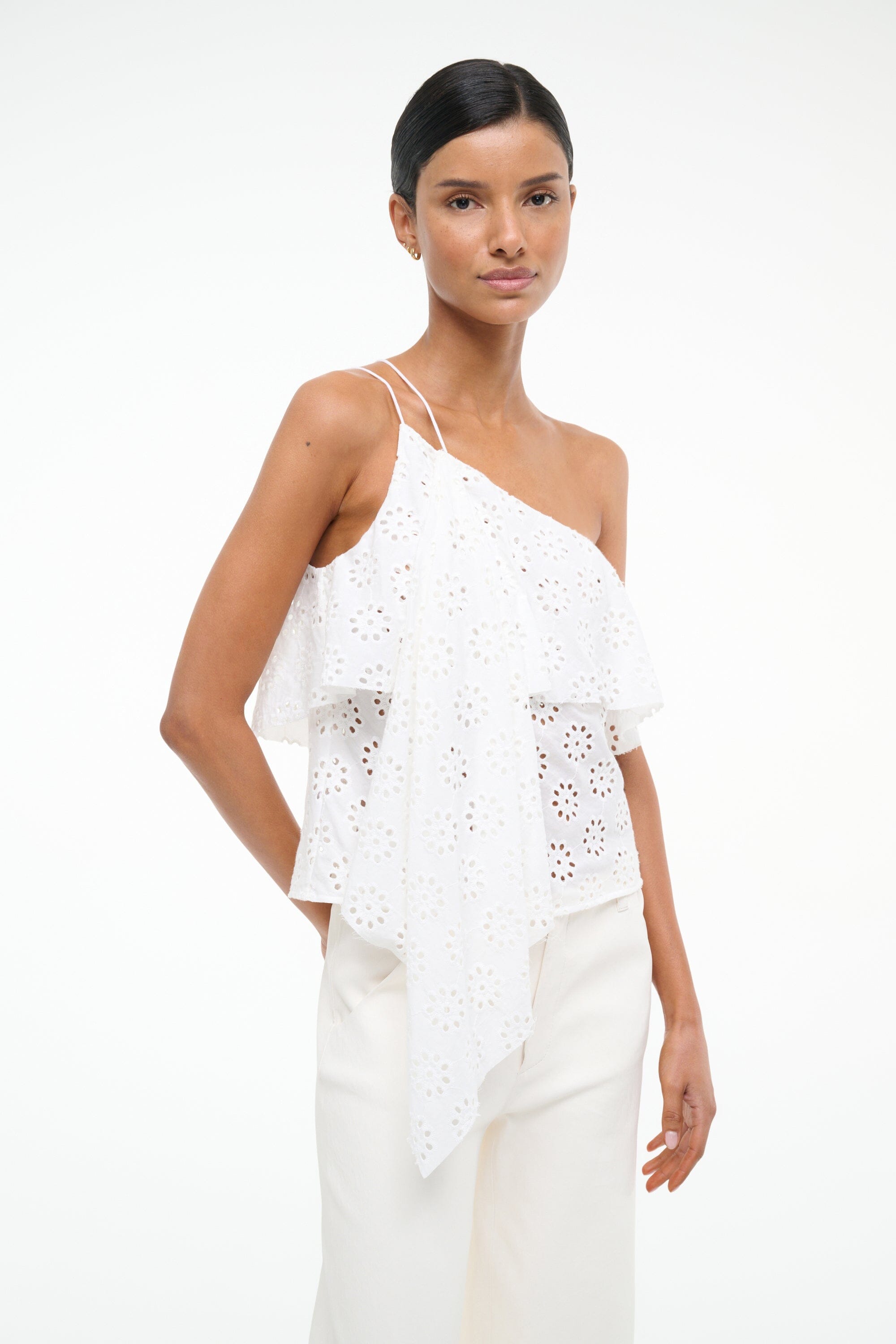 ISA TOP | WHITE EYELET