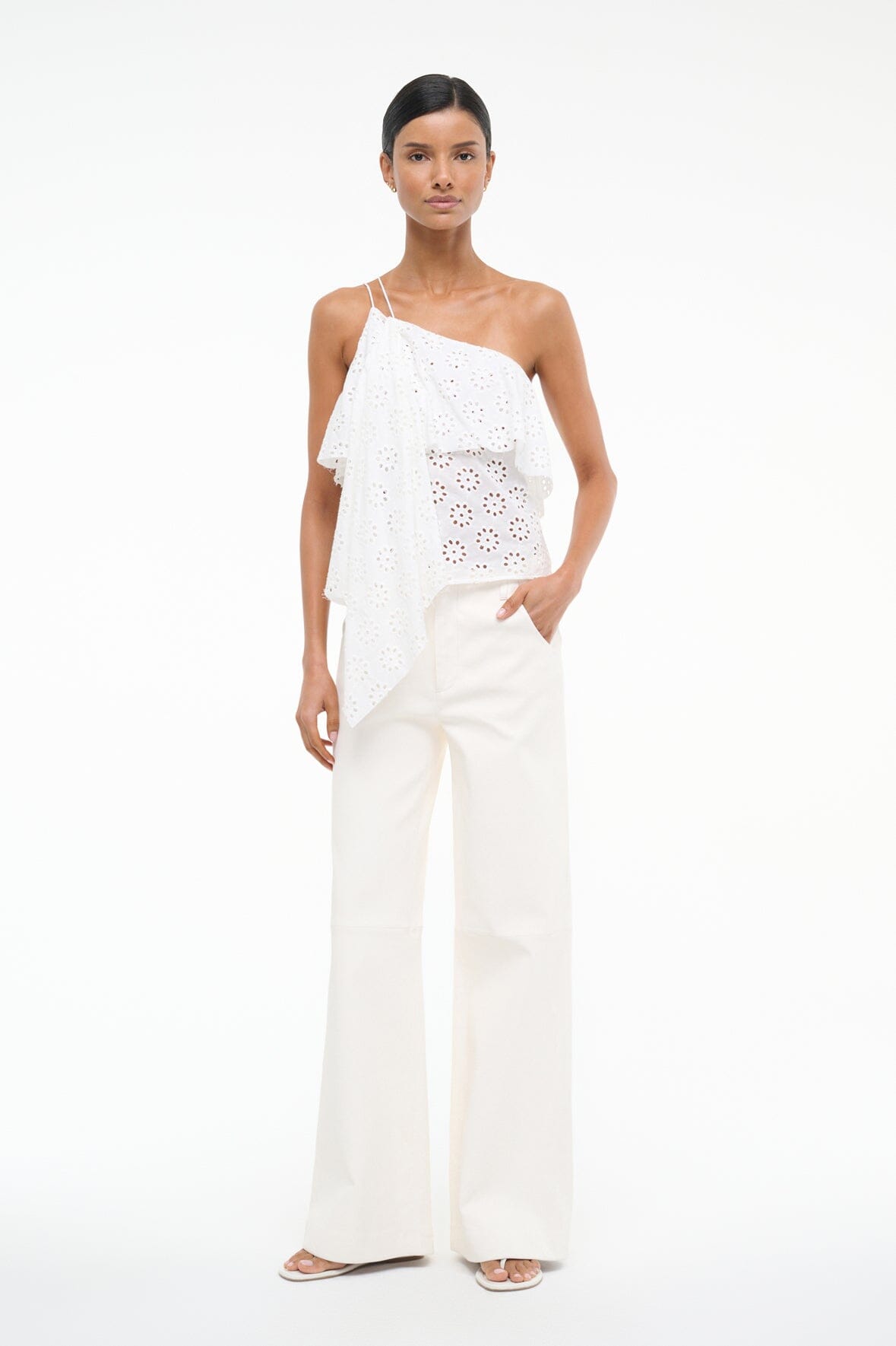 ISA TOP | WHITE EYELET