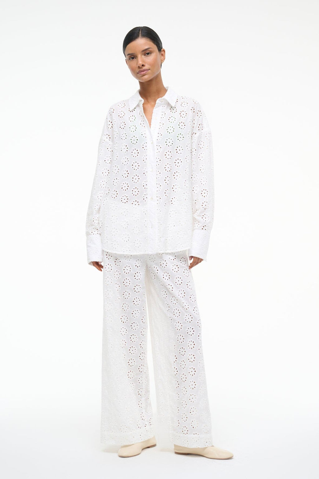 COLTON TOP | WHITE EYELET