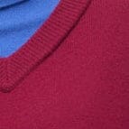 DORIS CASHMERE SWEATER | CRIMSON SAPPHIRE