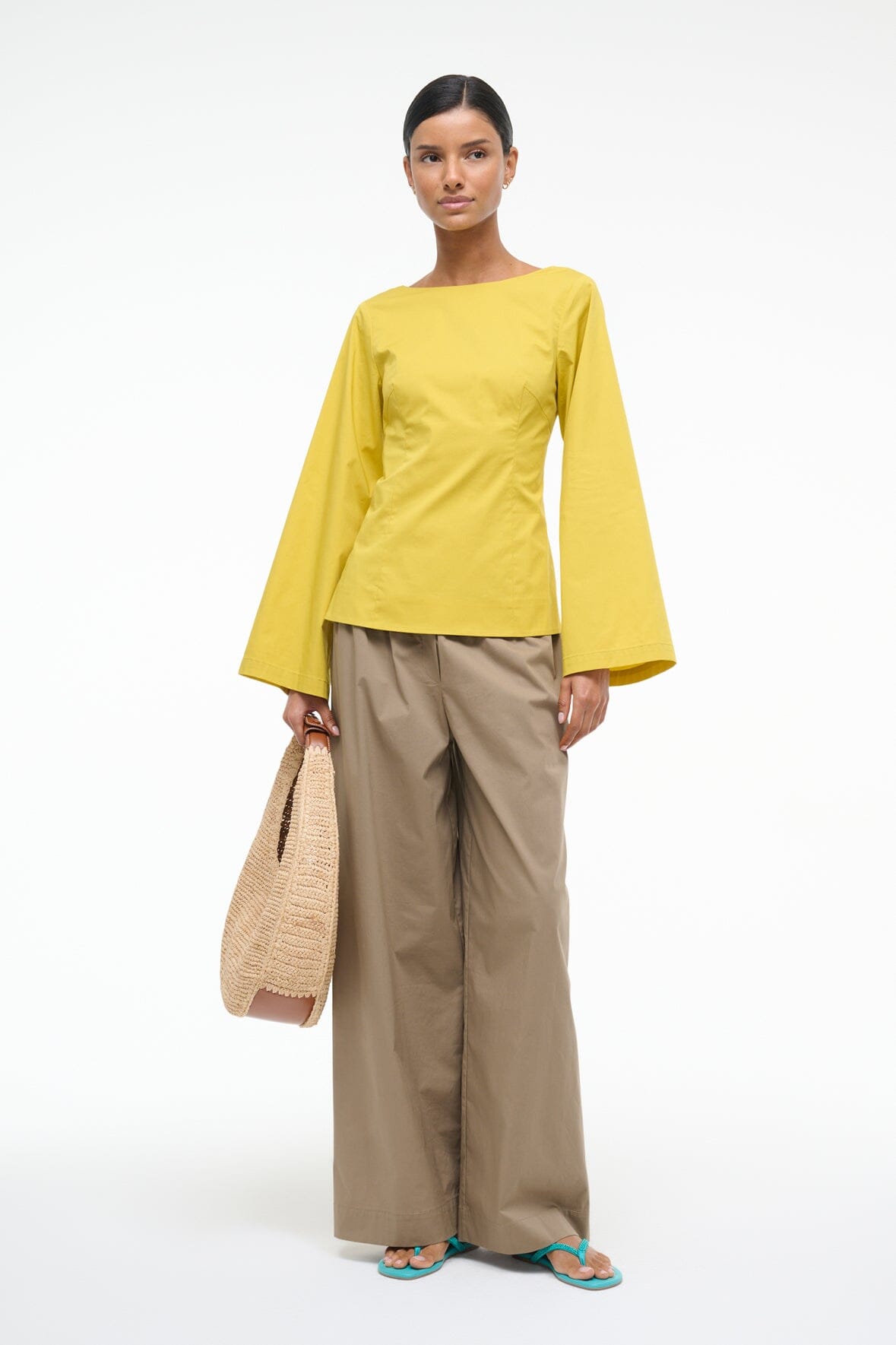 MINA TOP | CHARTREUSE