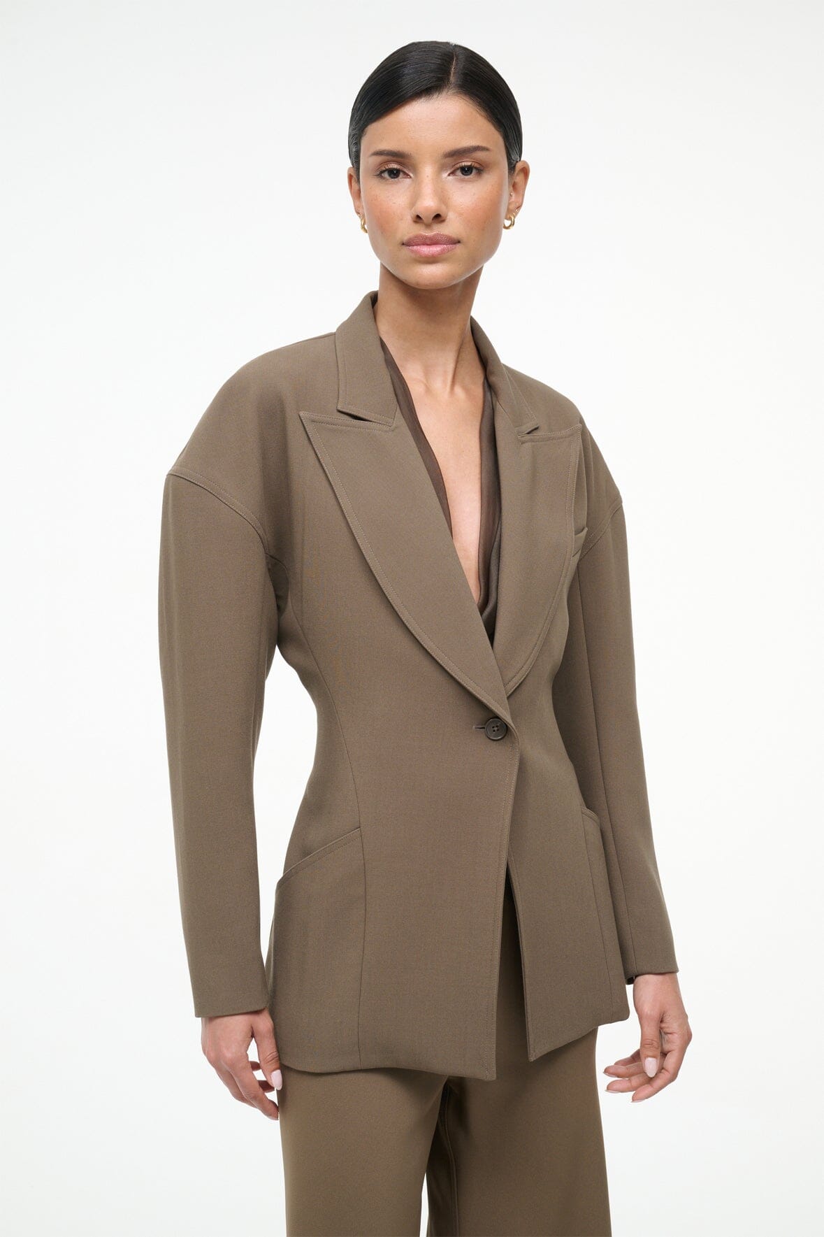 COLE BLAZER | TRUFFLE