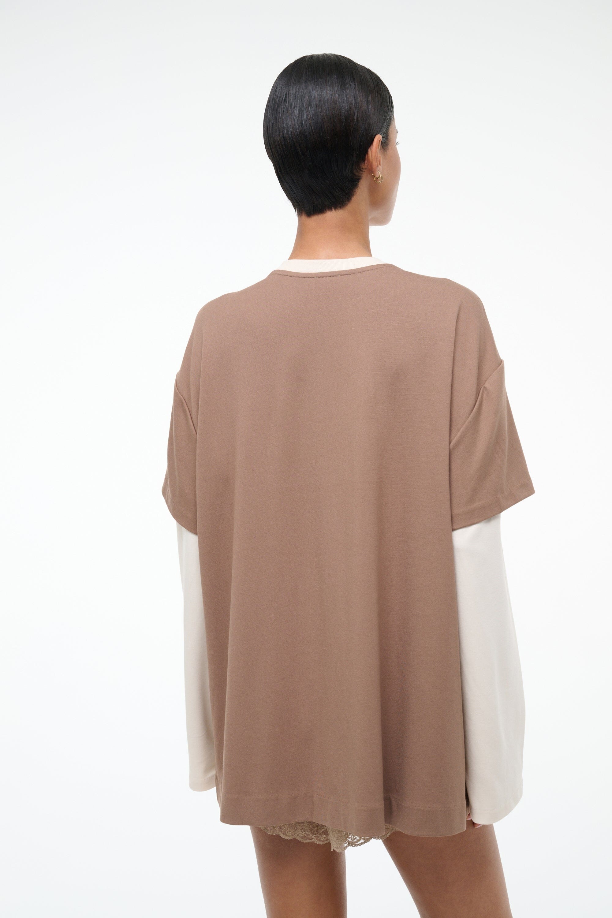 WILLIAM TEE | TAUPE ECRU