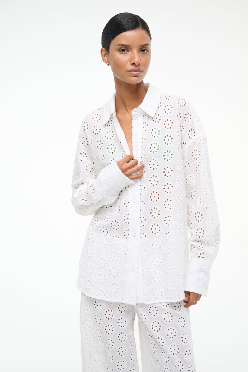 COLTON TOP | WHITE EYELET