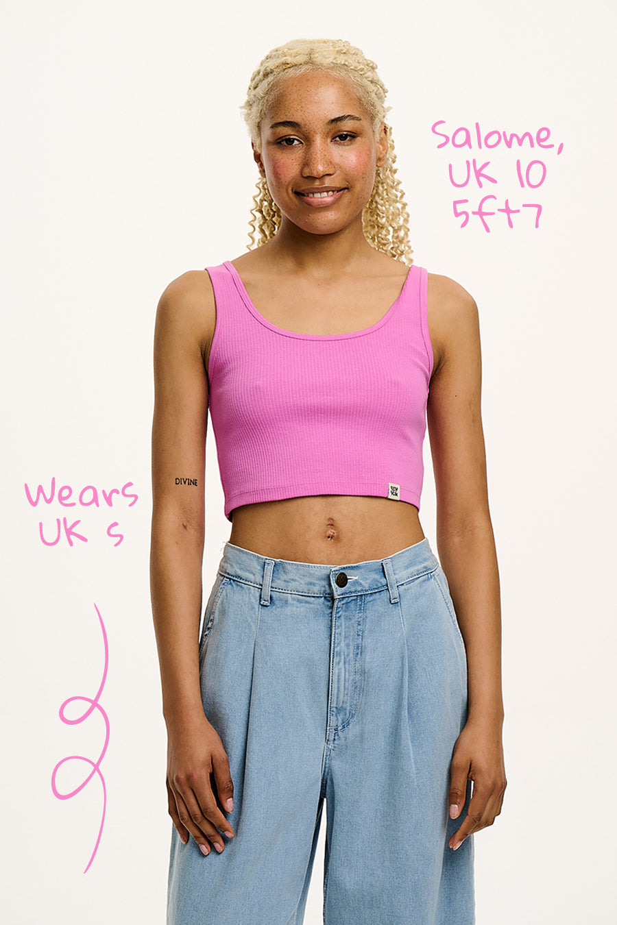 Josy - Vest Top in Pink