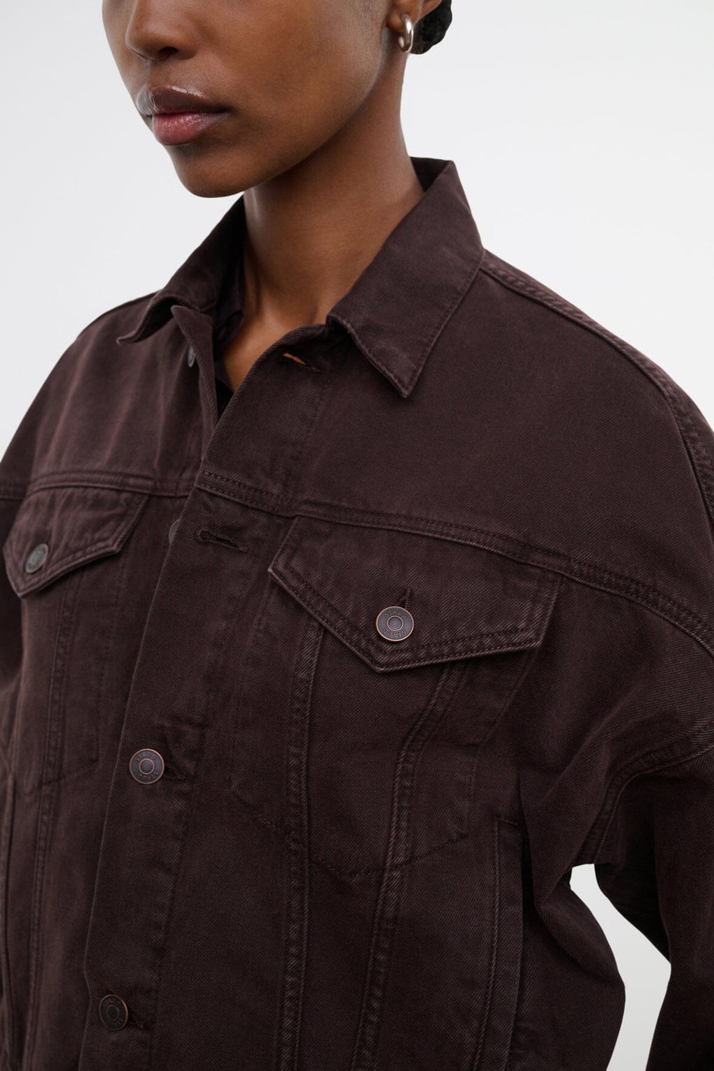 GLEN DENIM JACKET | EARTH
