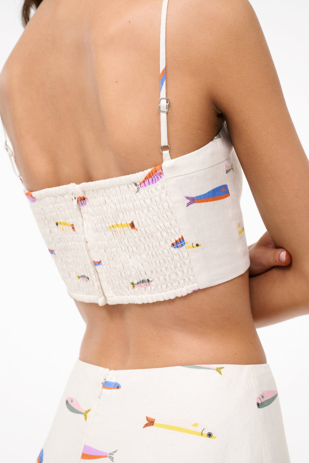 FEDERICO LINEN TOP | POP SARDINES IVORY