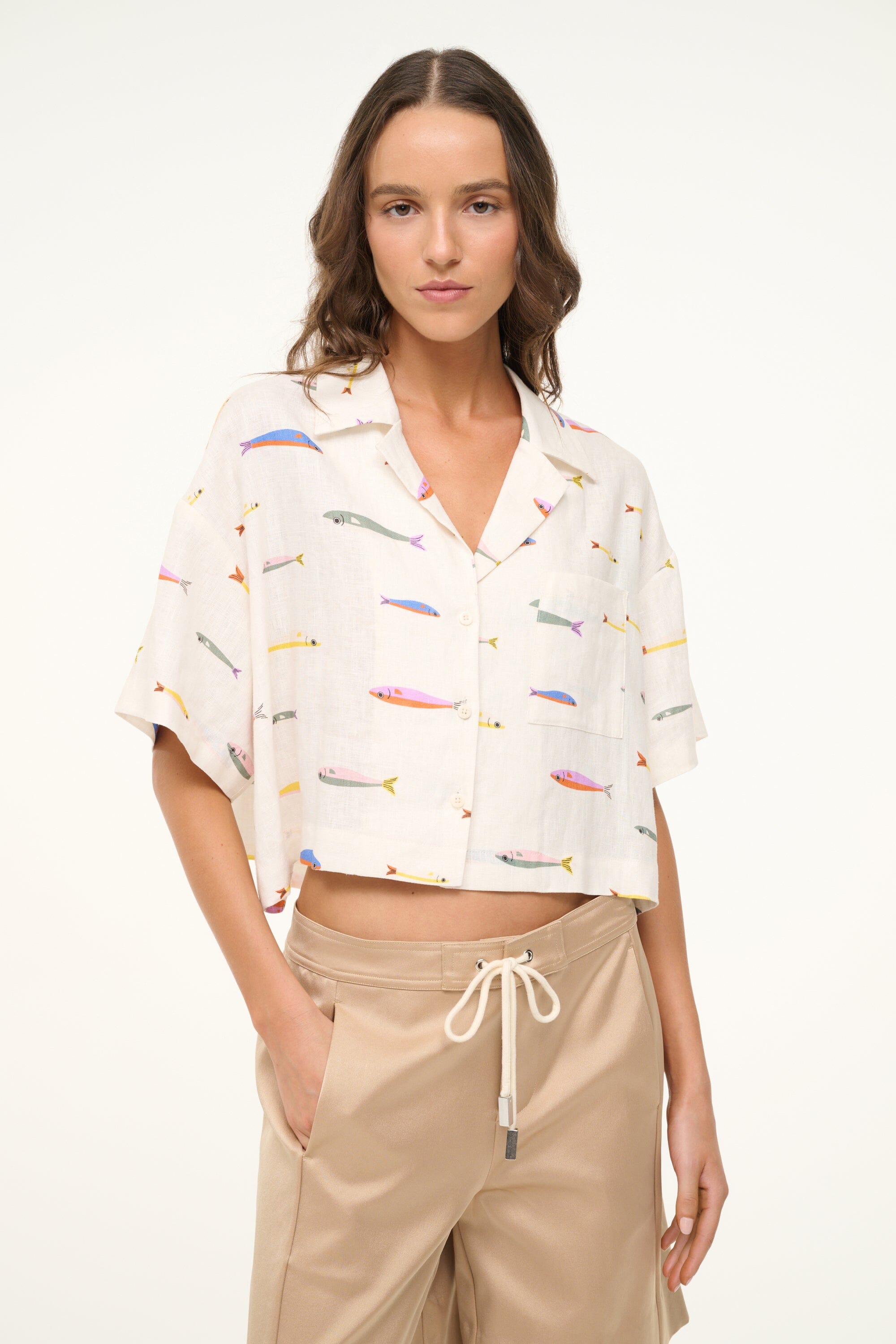 DAYA LINEN TOP | POP SARDINES IVORY