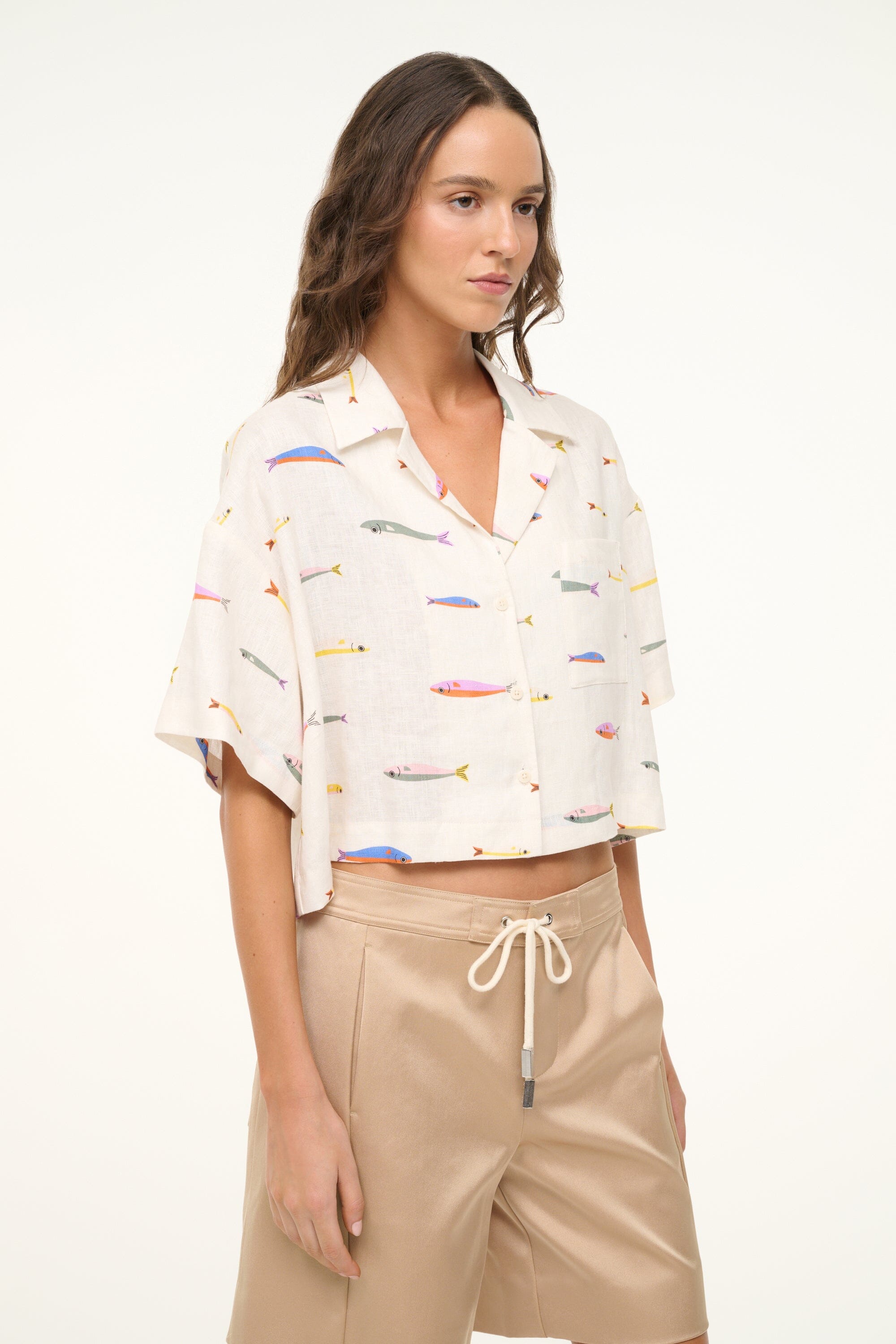 DAYA LINEN TOP | POP SARDINES IVORY