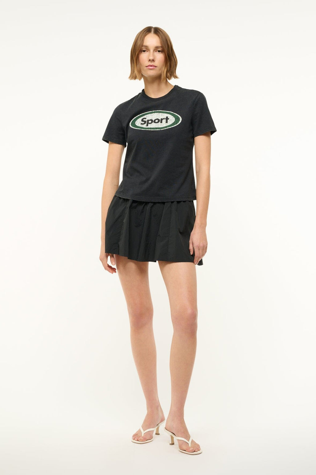 LULU SPORT TEE | BLACK