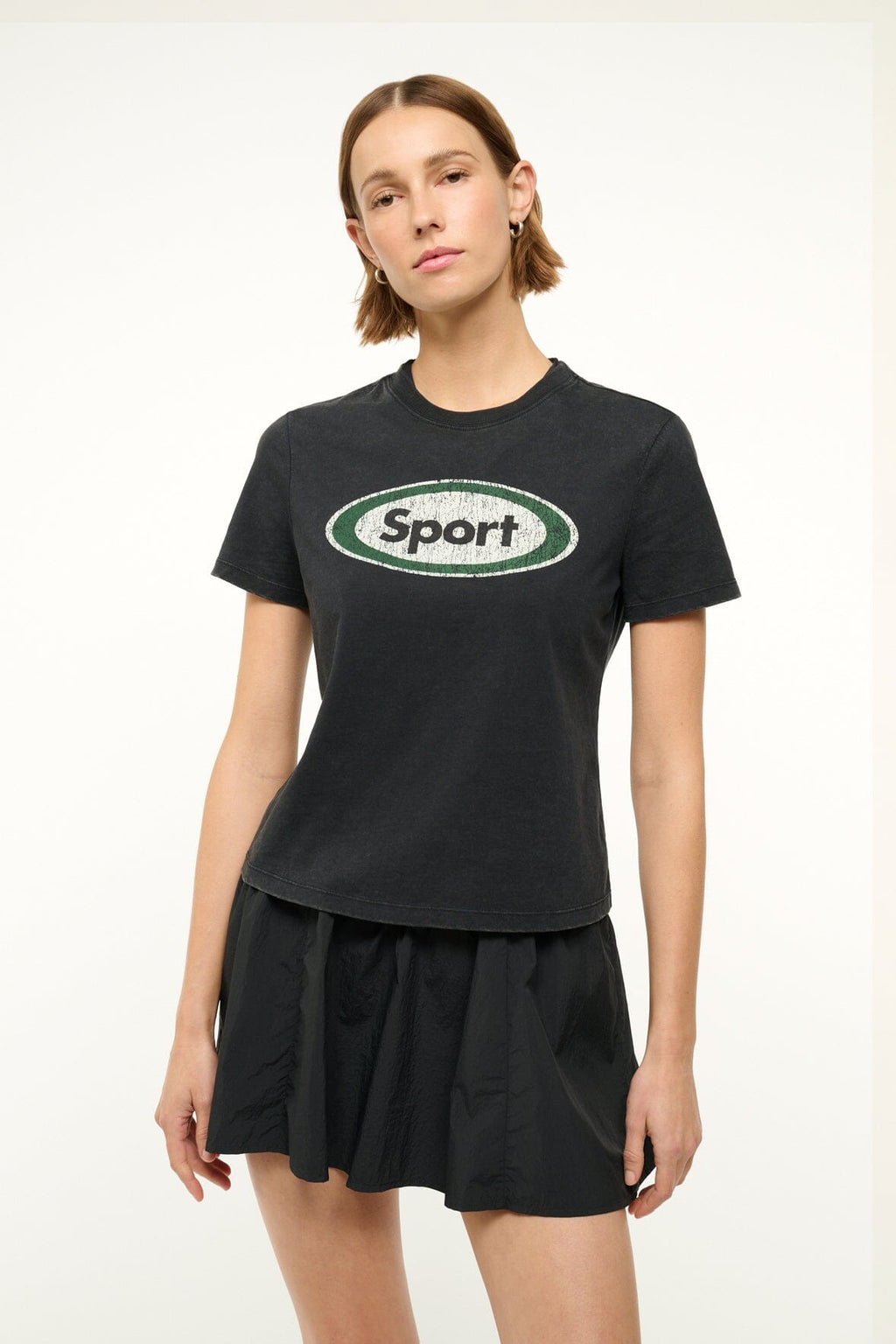 LULU SPORT TEE | BLACK