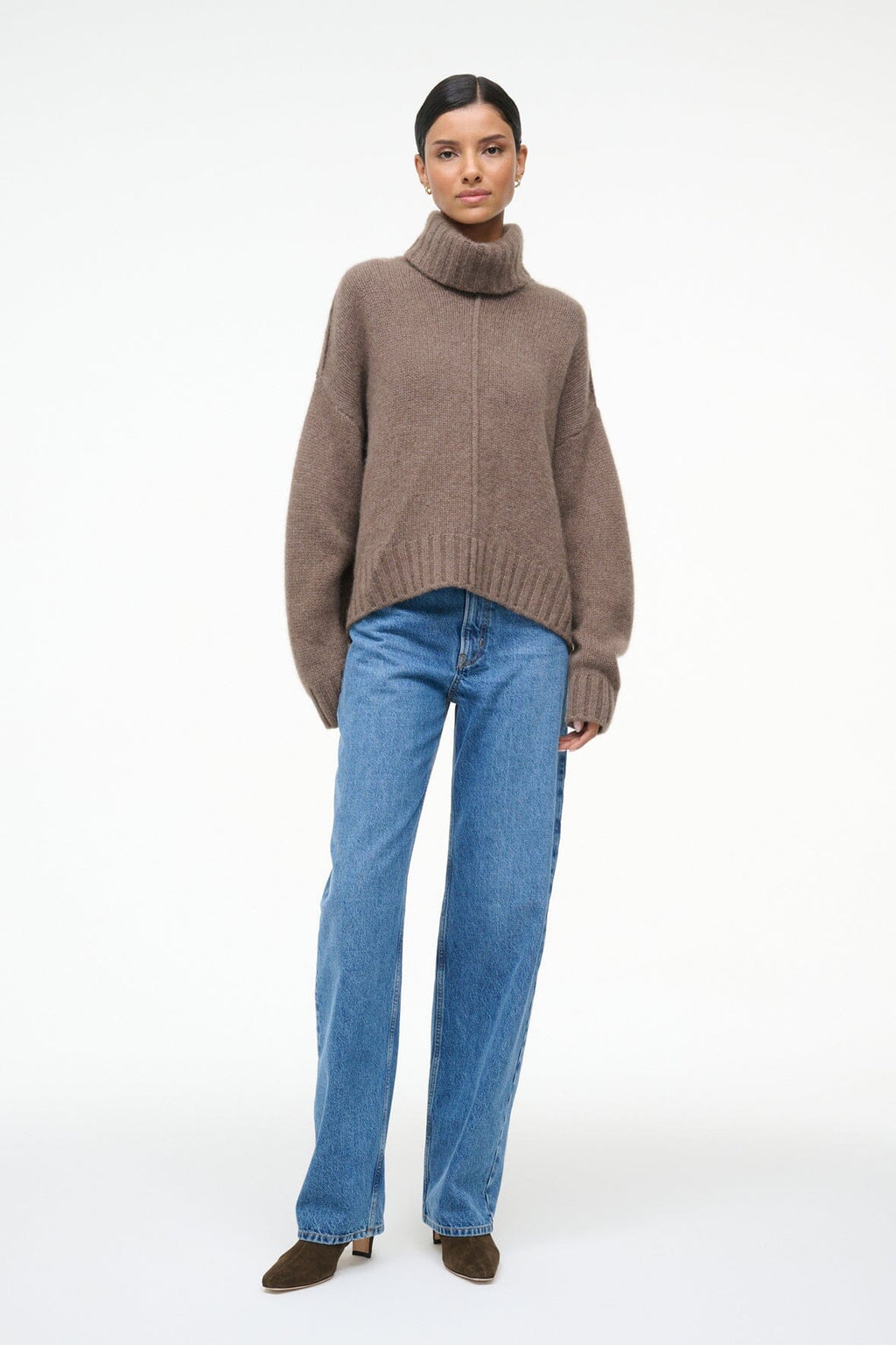 BETSY CASHMERE SWEATER | TRUFFLE