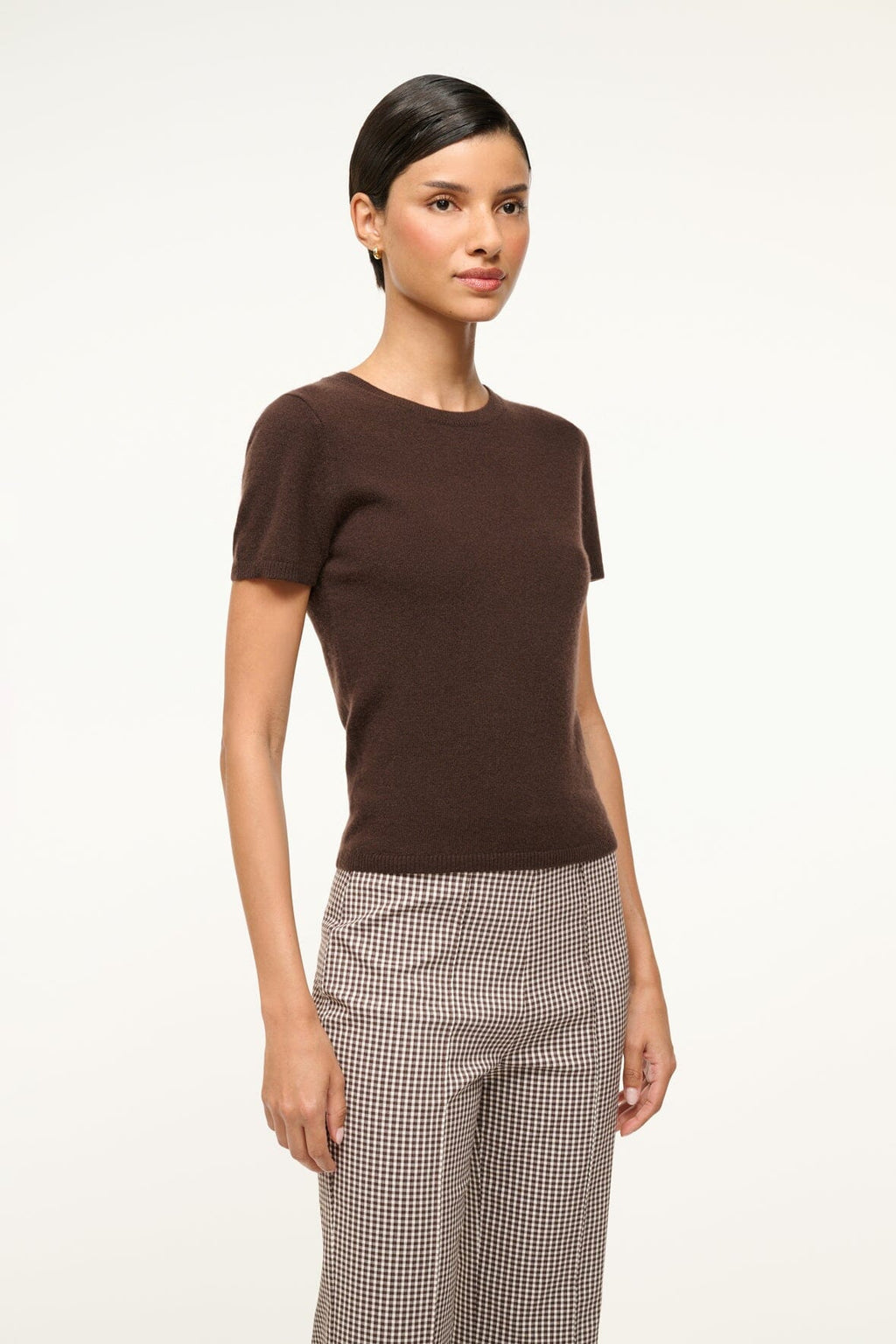 EASY CASHMERE TEE | DARK CHOCOLATE