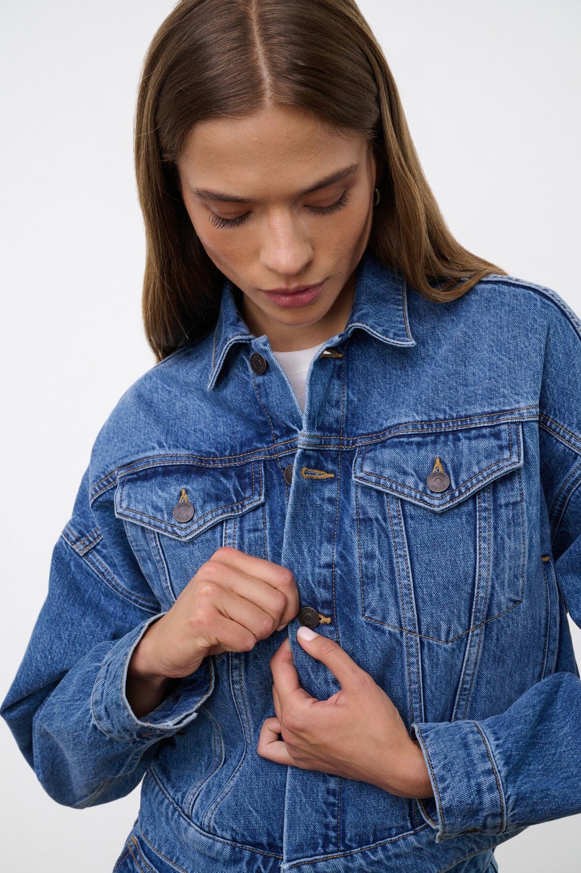 GLEN DENIM JACKET | VINTAGE WASH