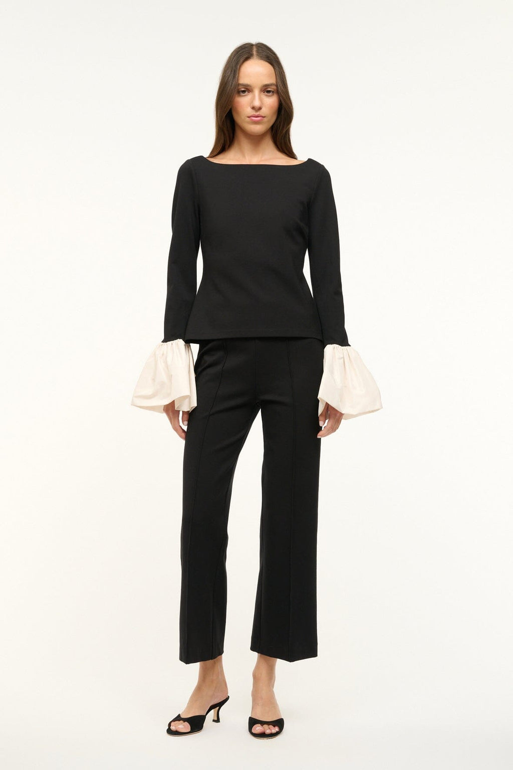 PAIGE TOP | BLACK IVORY