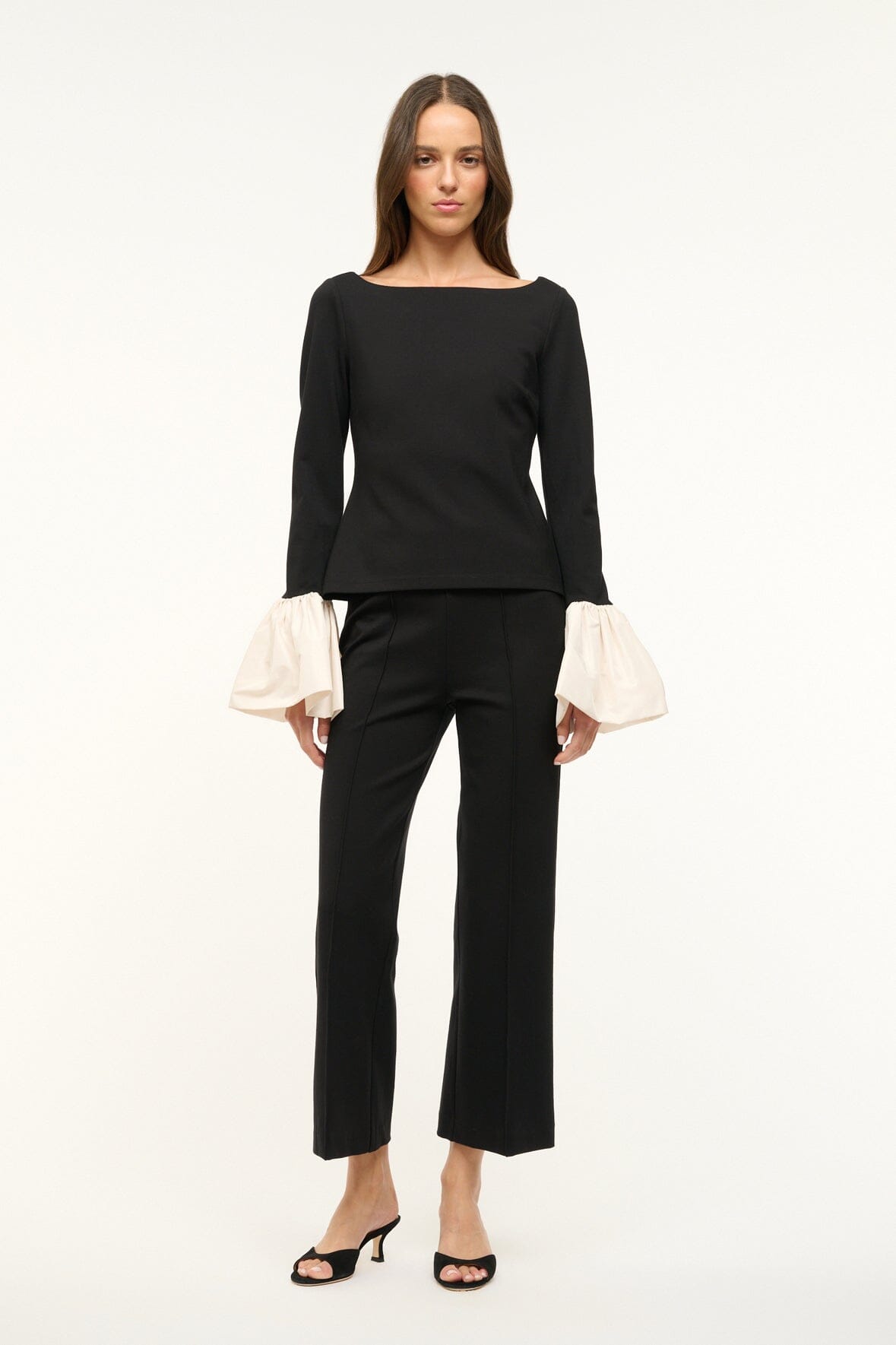 PAIGE TOP | BLACK IVORY