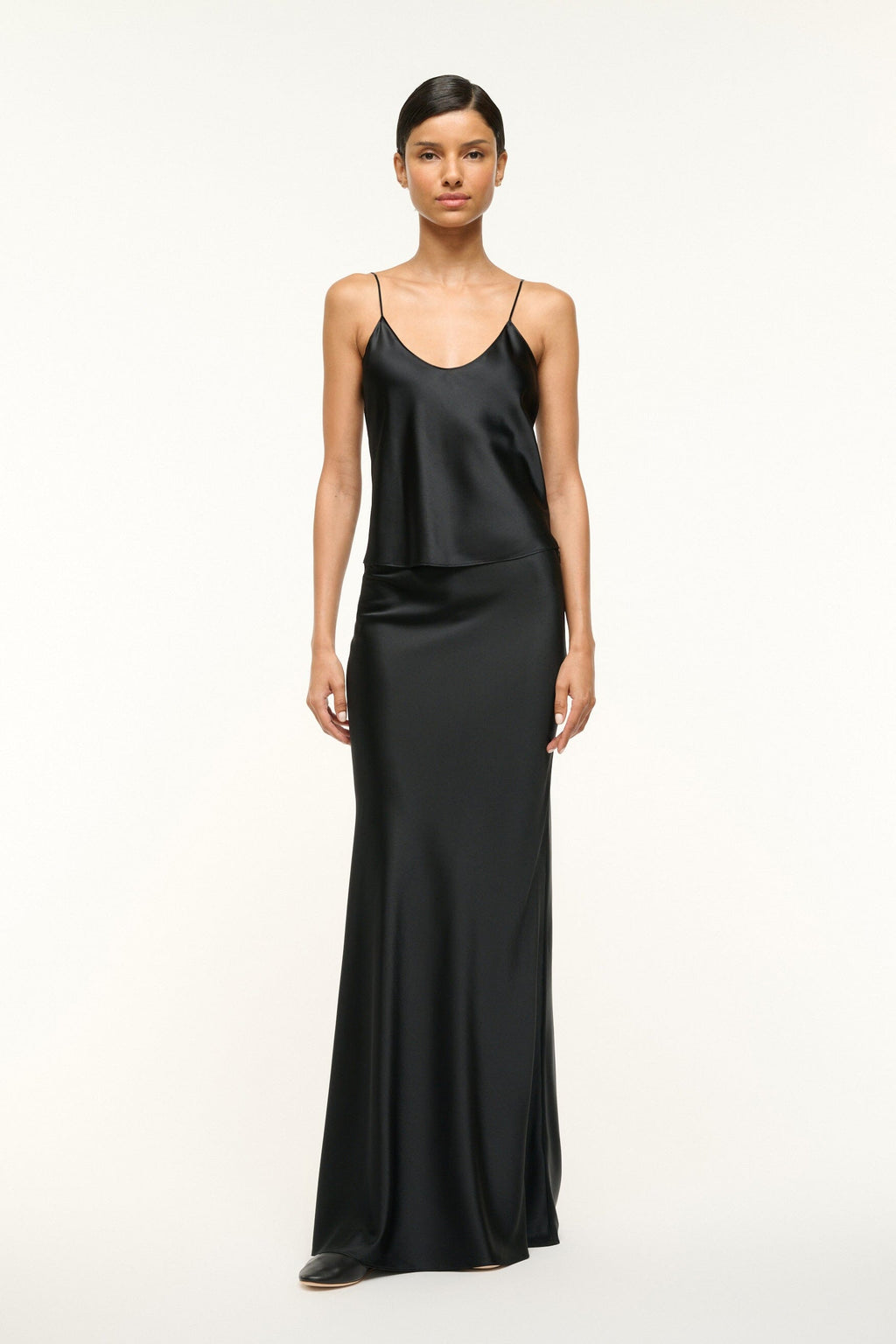 DURAND SILK CAMI | BLACK