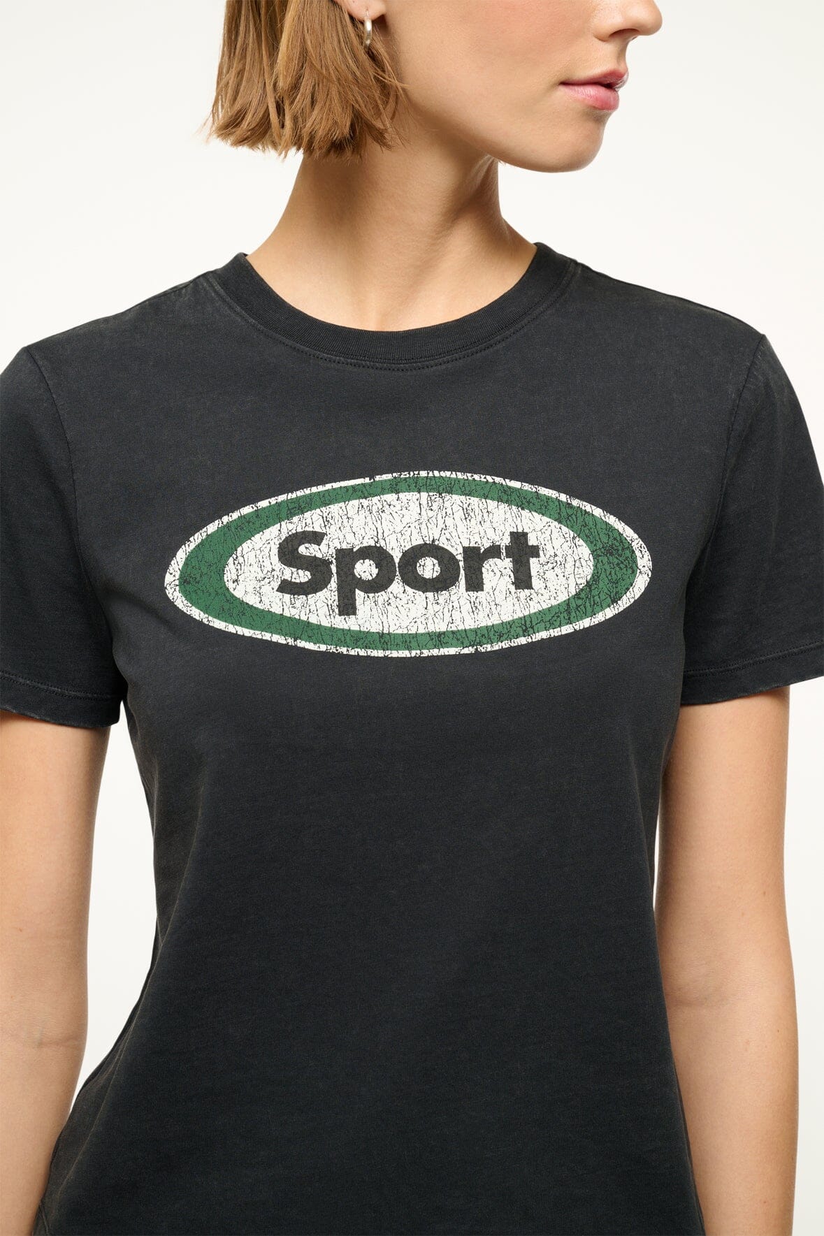 LULU SPORT TEE | BLACK