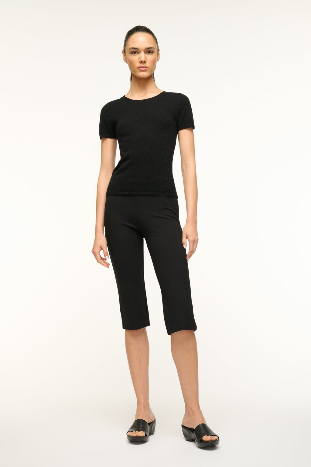EASY CASHMERE TEE | BLACK