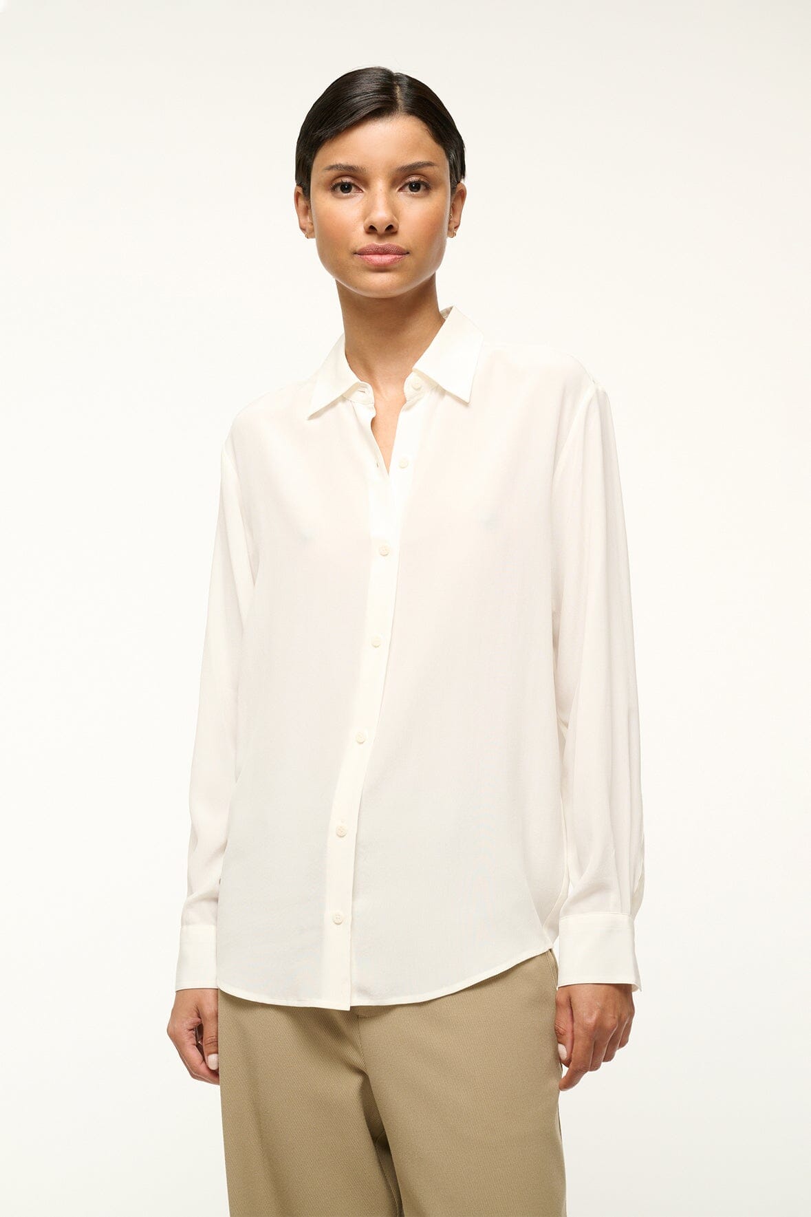 ROXBURY SILK SHIRT | IVORY