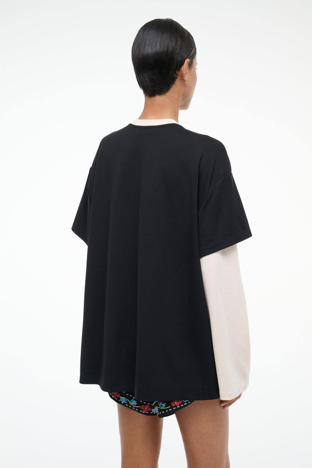 WILLIAM TEE | BLACK ECRU