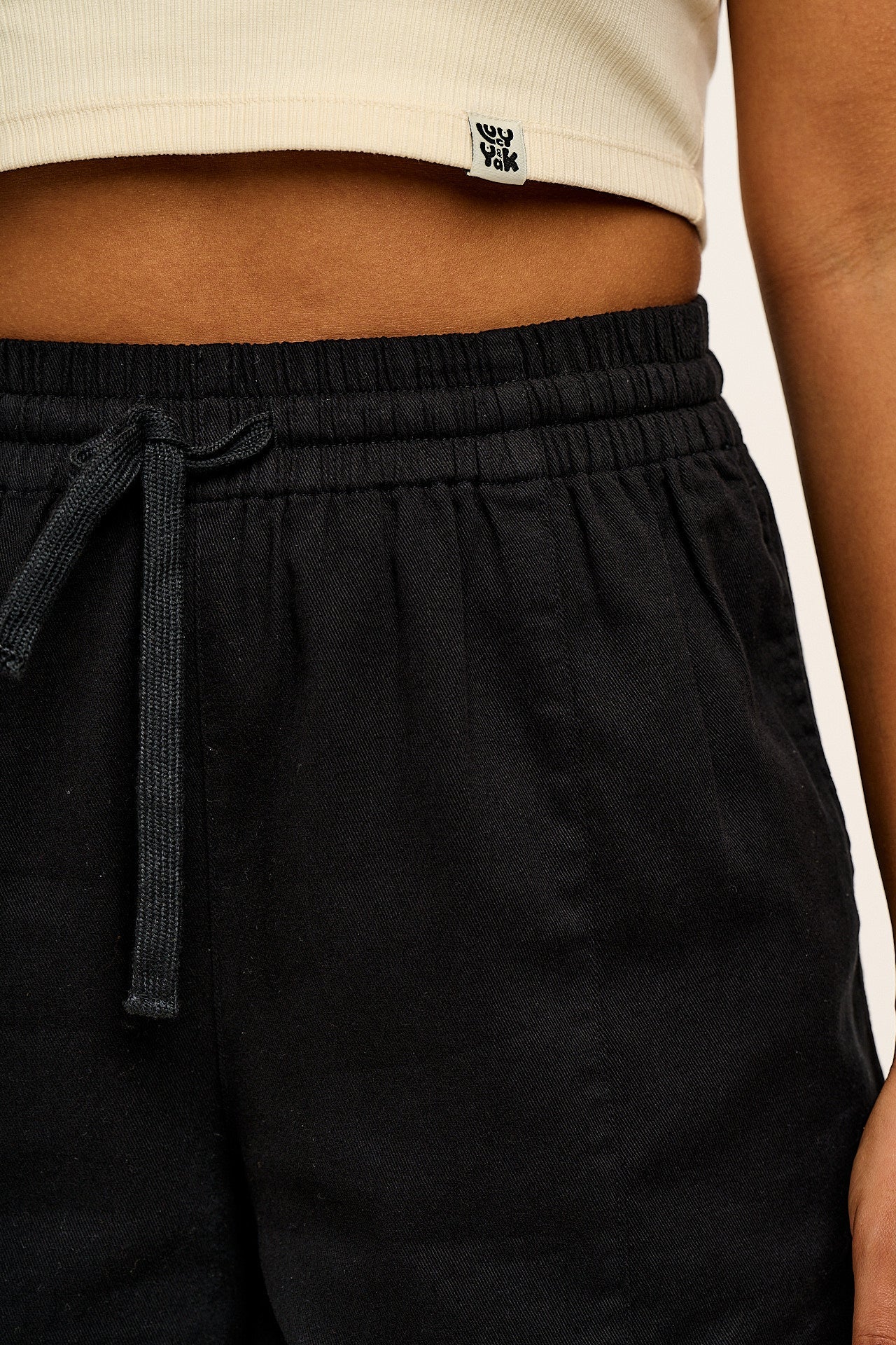 Charlie - Cotton Shorts in Black