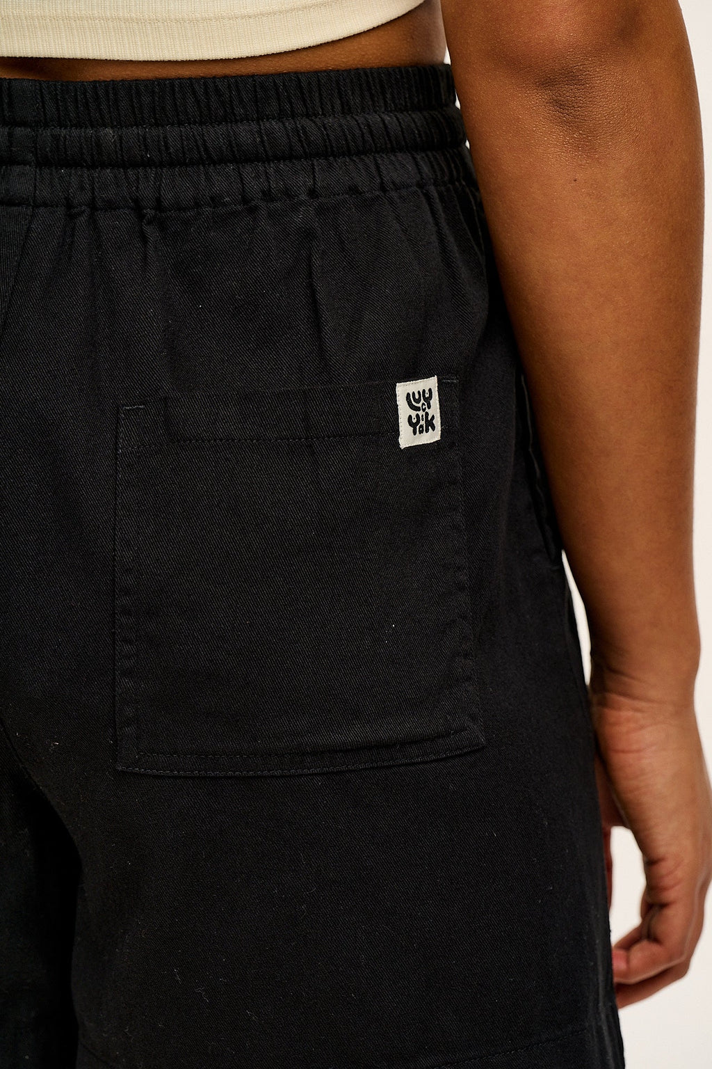 Charlie - Cotton Shorts in Black