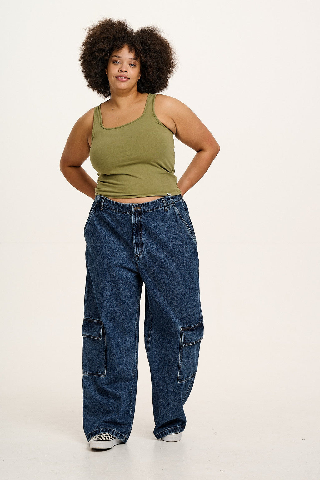 Jett - Vest Top in Herb Garden Green