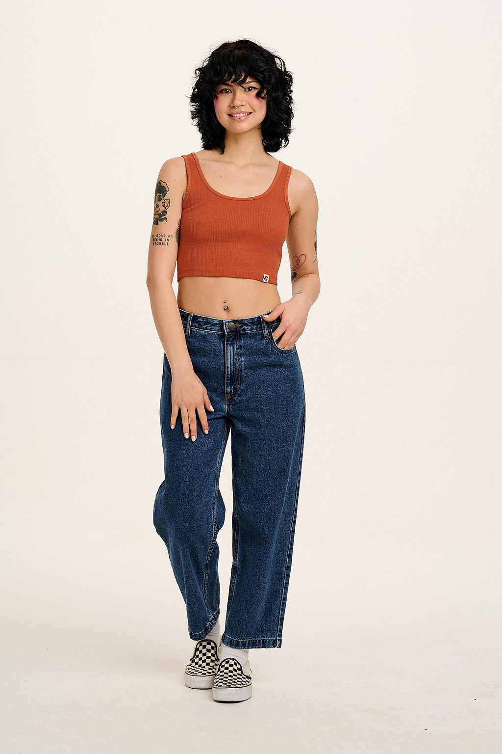 Josy - Vest Top in Terracotta