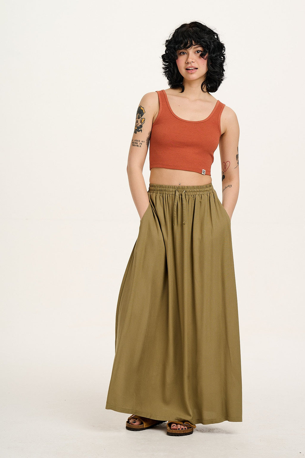 Josy - Vest Top in Terracotta