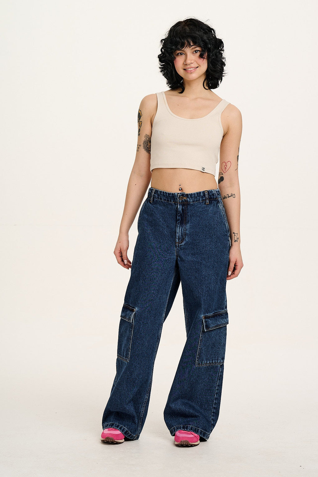 Josy - Vest Top in Ecru