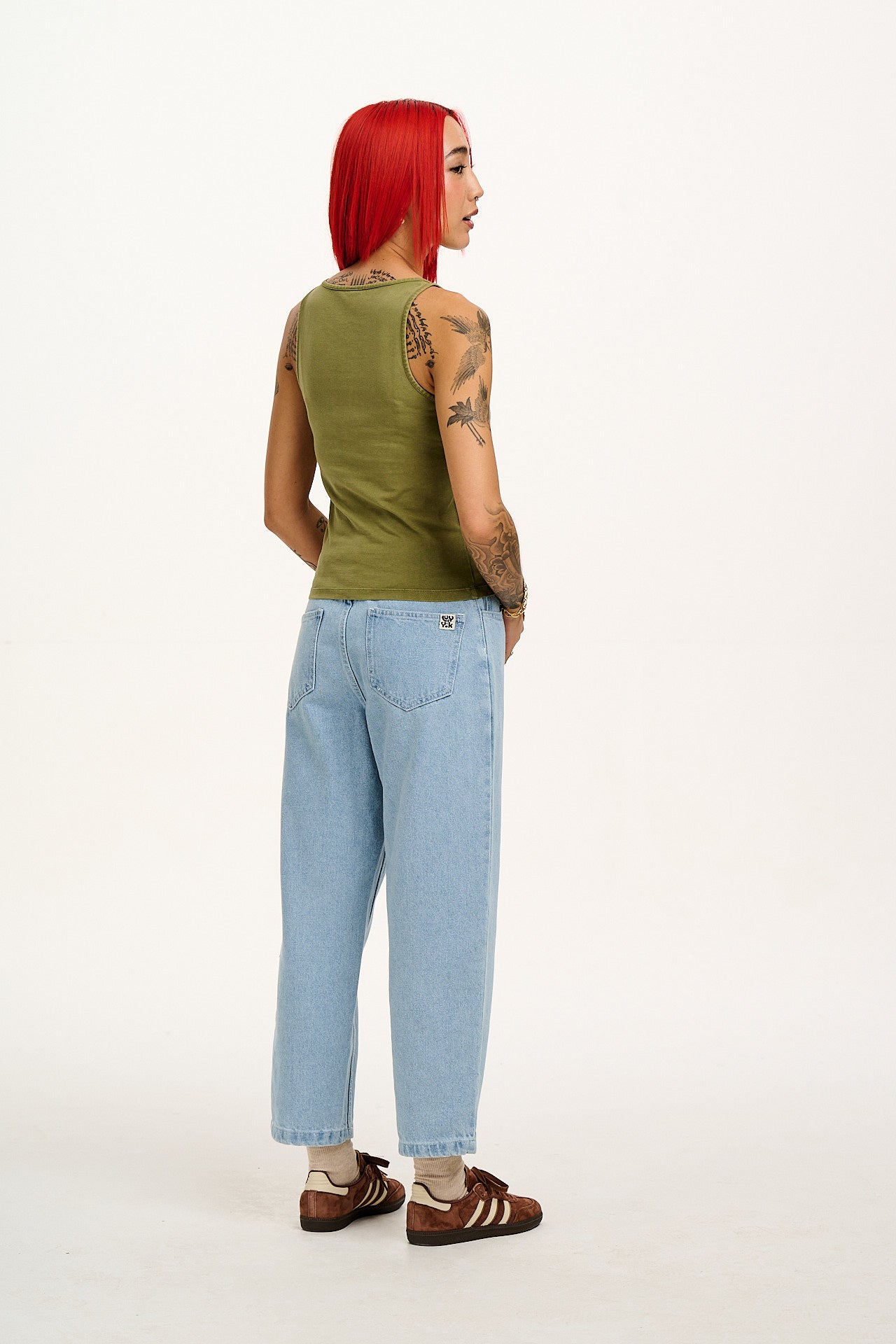 Jett - Vest Top in Herb Garden Green