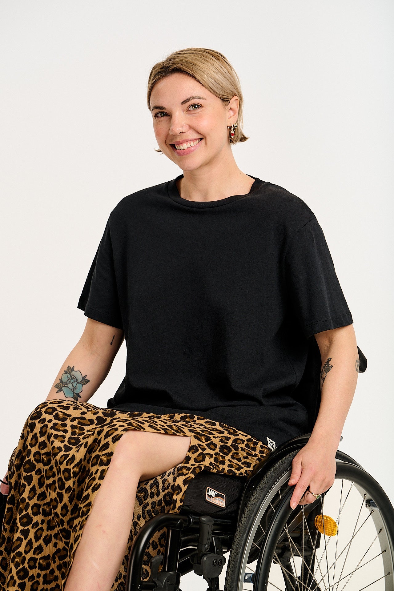 Denver - Cotton Tee in Black