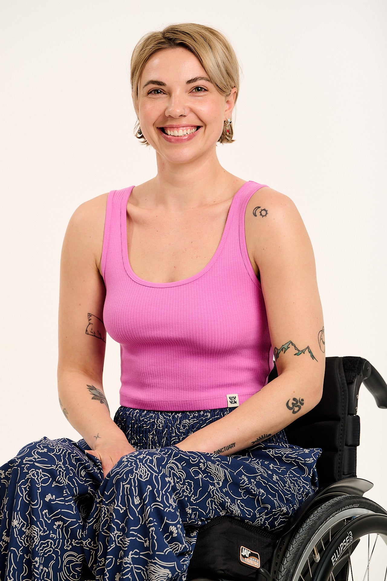 Josy - Vest Top in Pink