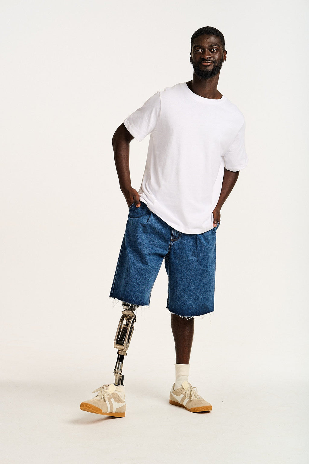 Denver - Cotton Tee in White