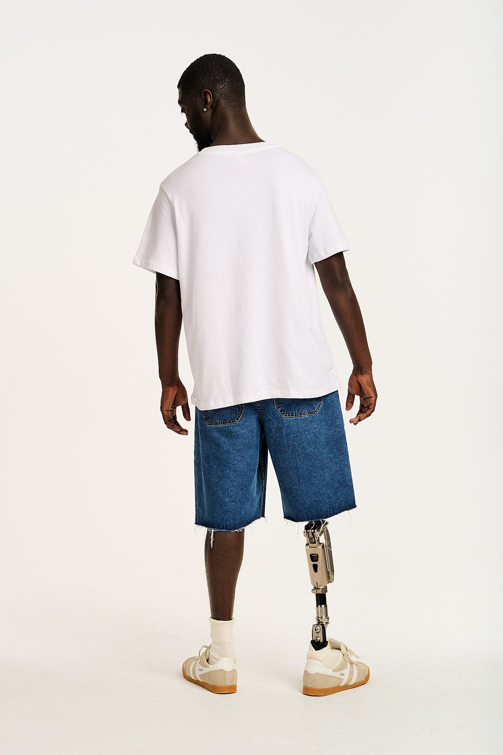 Denver - Cotton Tee in White