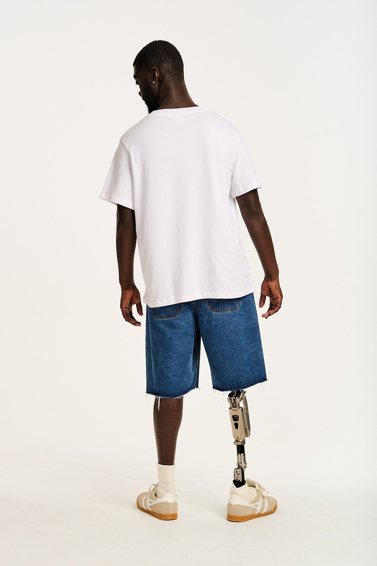 Denver - Cotton Tee in White