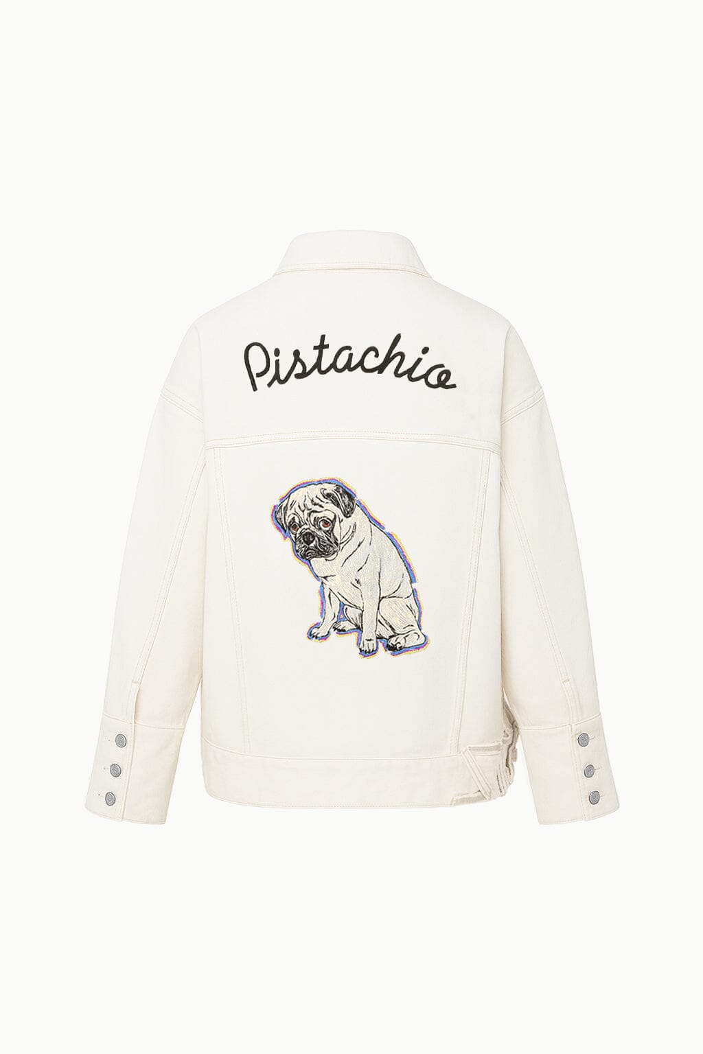 CUSTOM STAUD x C.BONZ THE BIGGEST JEAN JACKET | WHITE