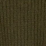 CASHMERE CROPPED HAMPTON SWEATER | OLIVE