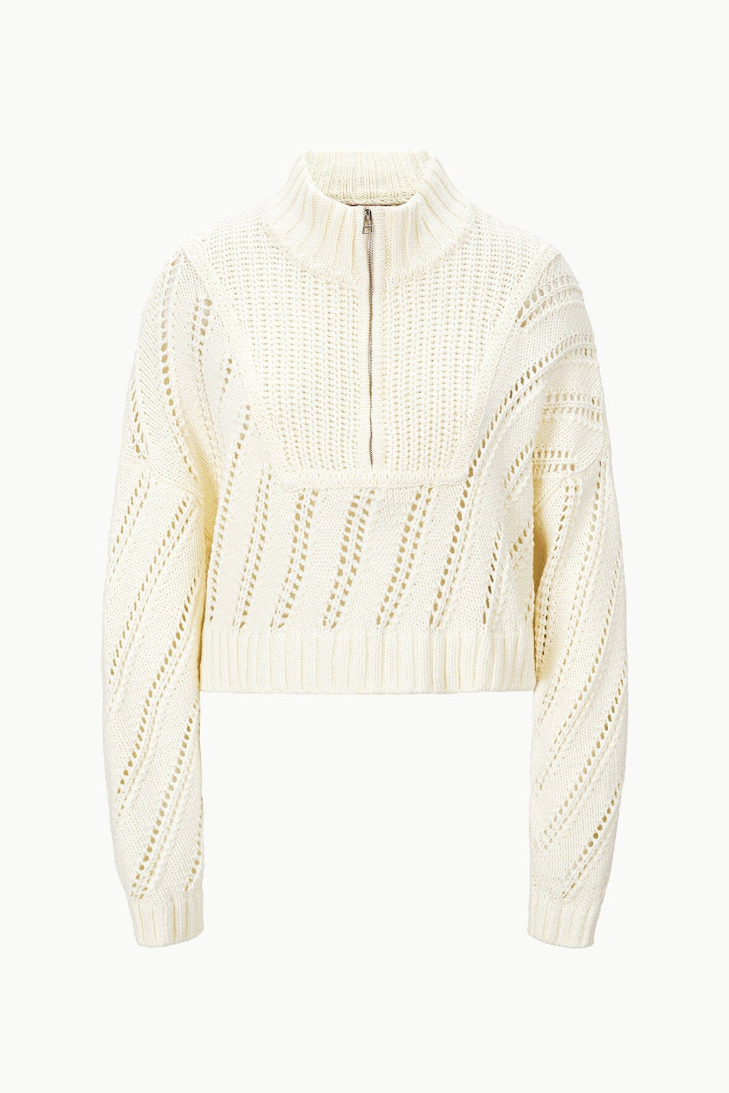 CROPPED HAMPTON SWEATER | IVORY