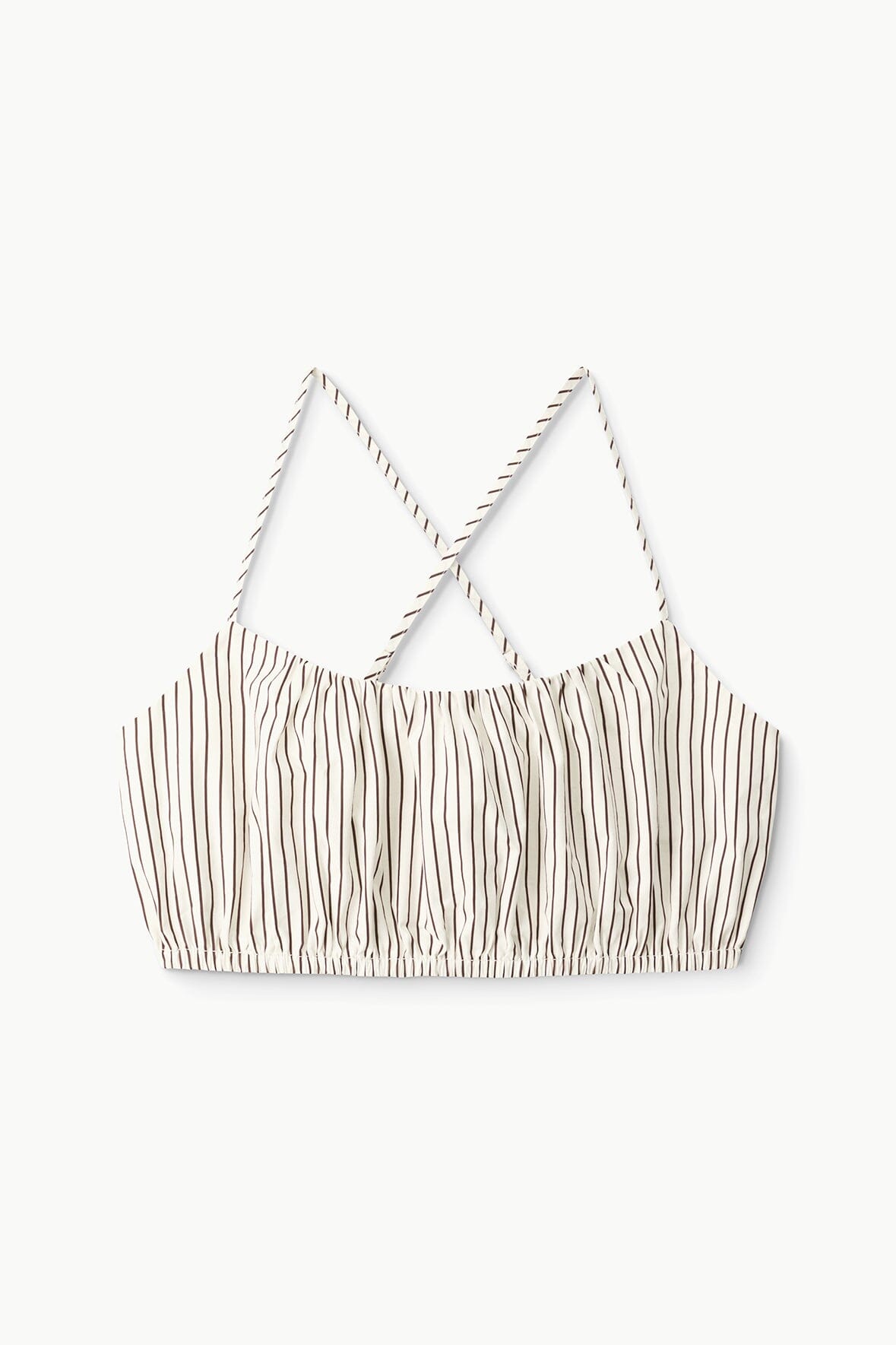 HAMMOCK TOP | IVORY DARK OAK MICRO STRIPE