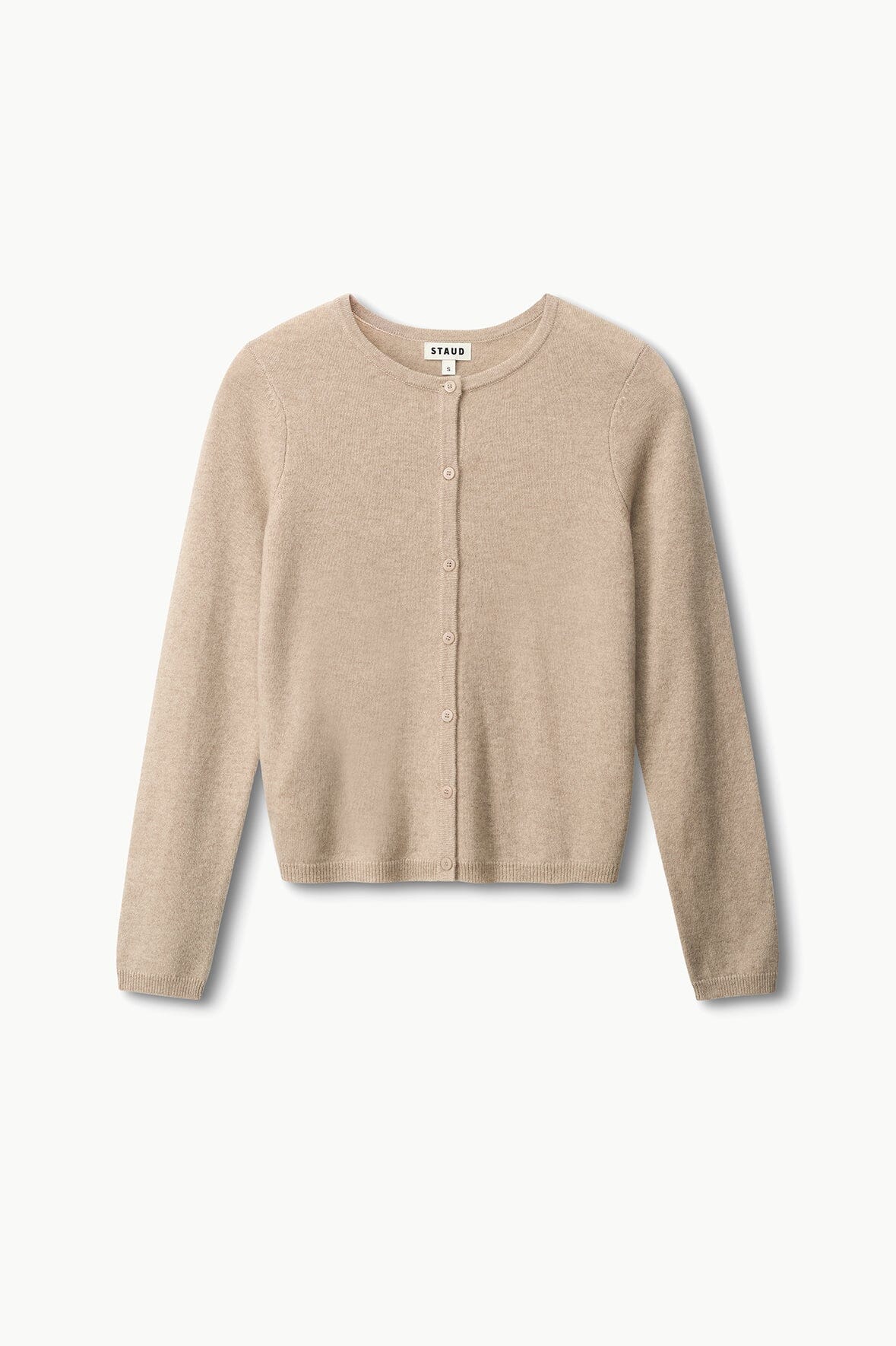 MIDNIGHT CASHMERE CARDIGAN | STONE