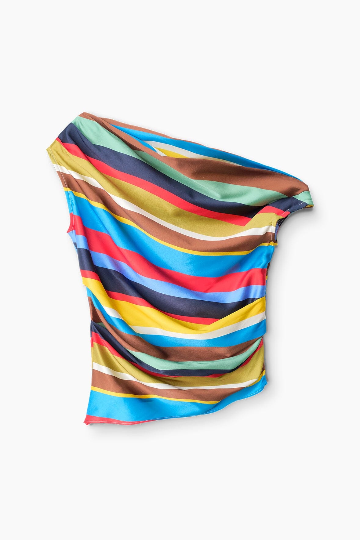 PHARE SILK TOP | MARKET STRIPE
