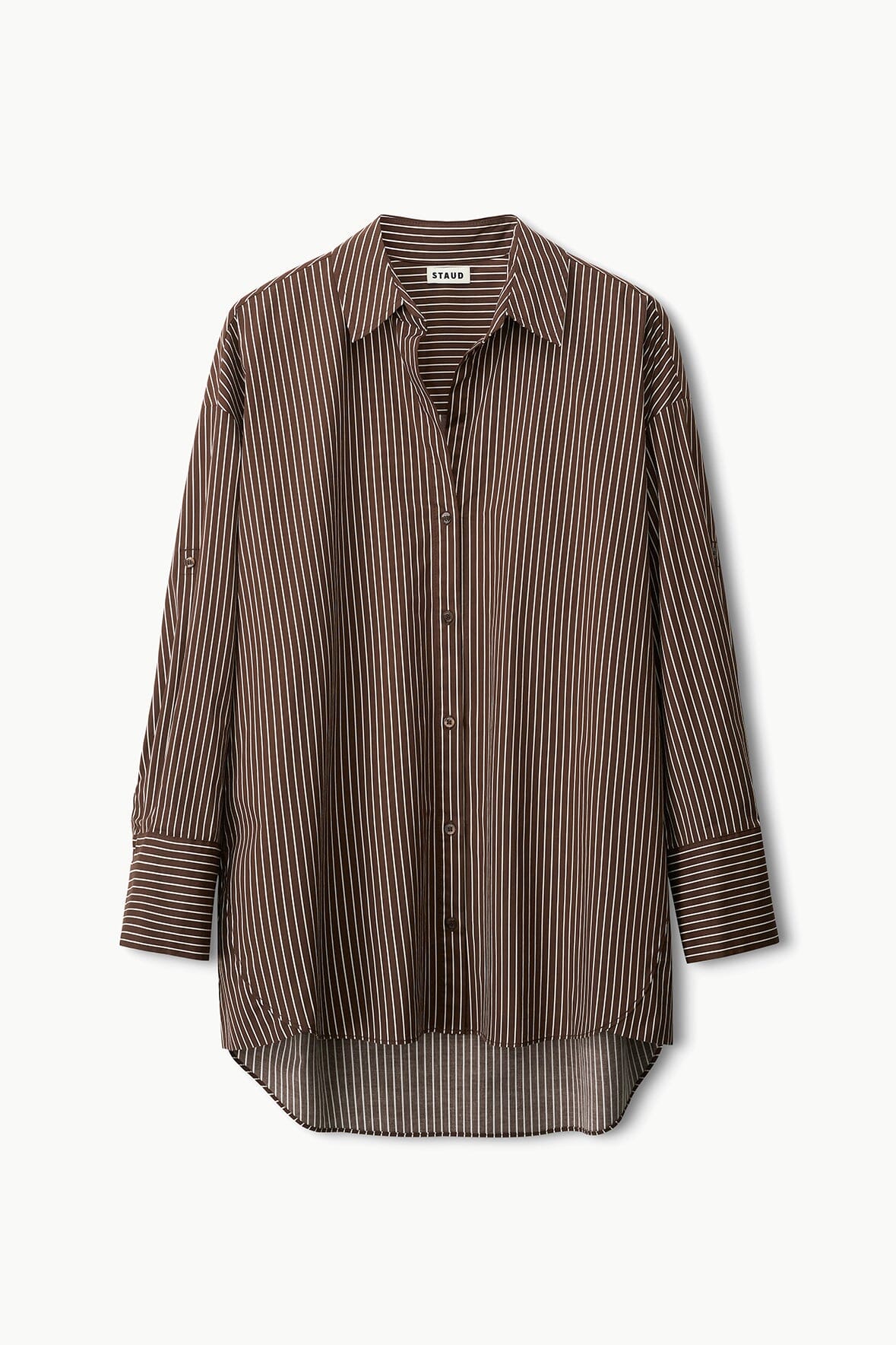 SANDBAR TOP | DARK OAK MICRO STRIPE